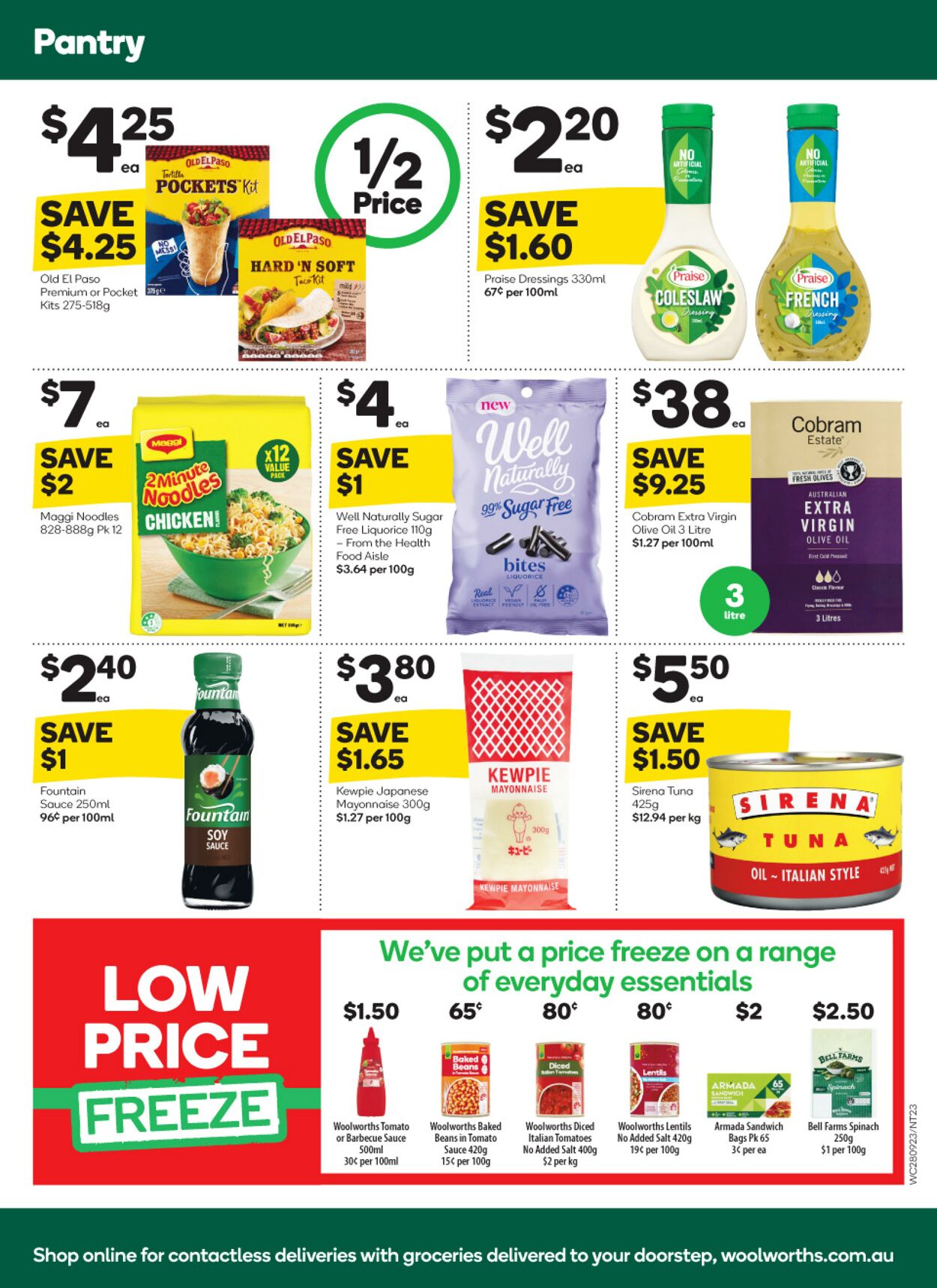 Catalogue Woolworths 28.09.2022 - 04.10.2022