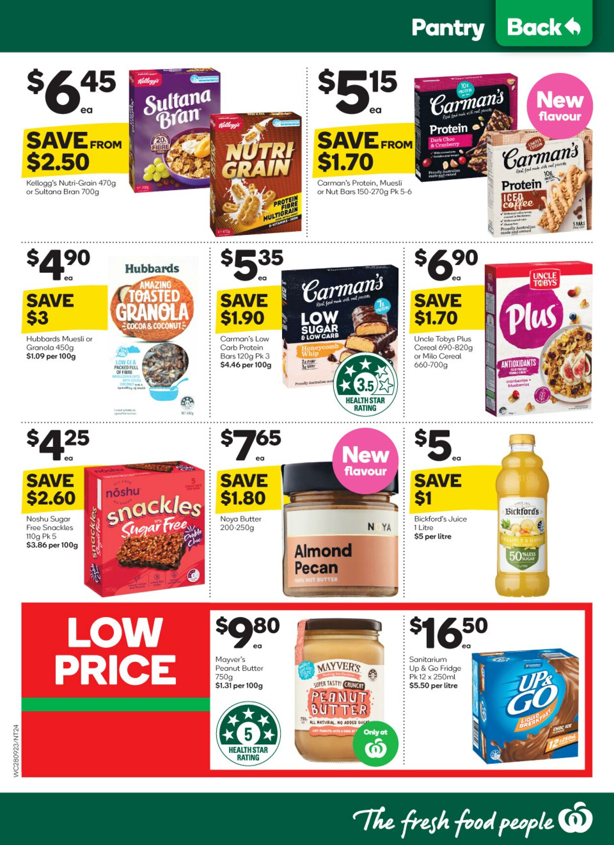 Catalogue Woolworths 28.09.2022 - 04.10.2022