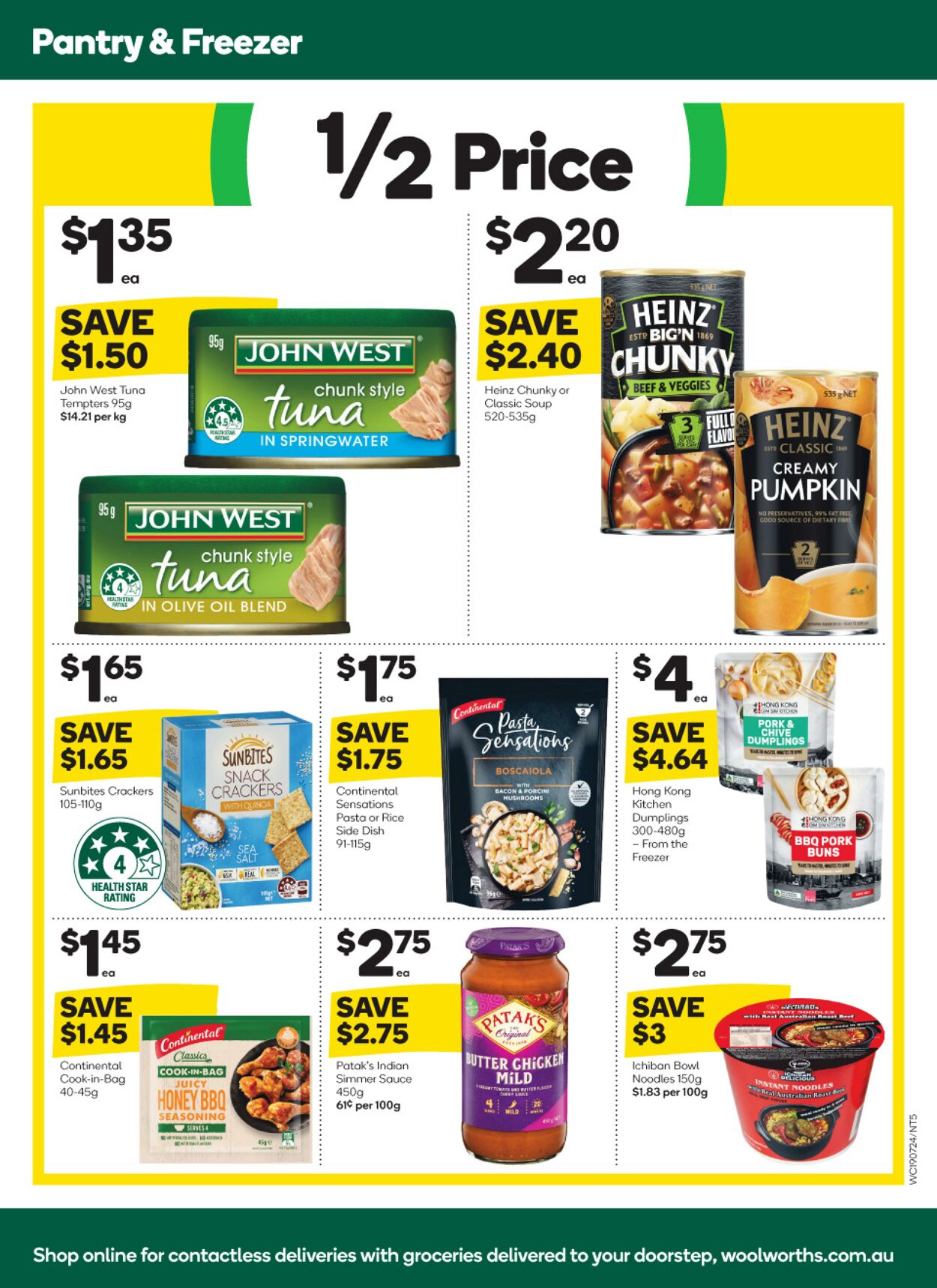 Catalogue Woolworths 19.07.2023 - 25.07.2023