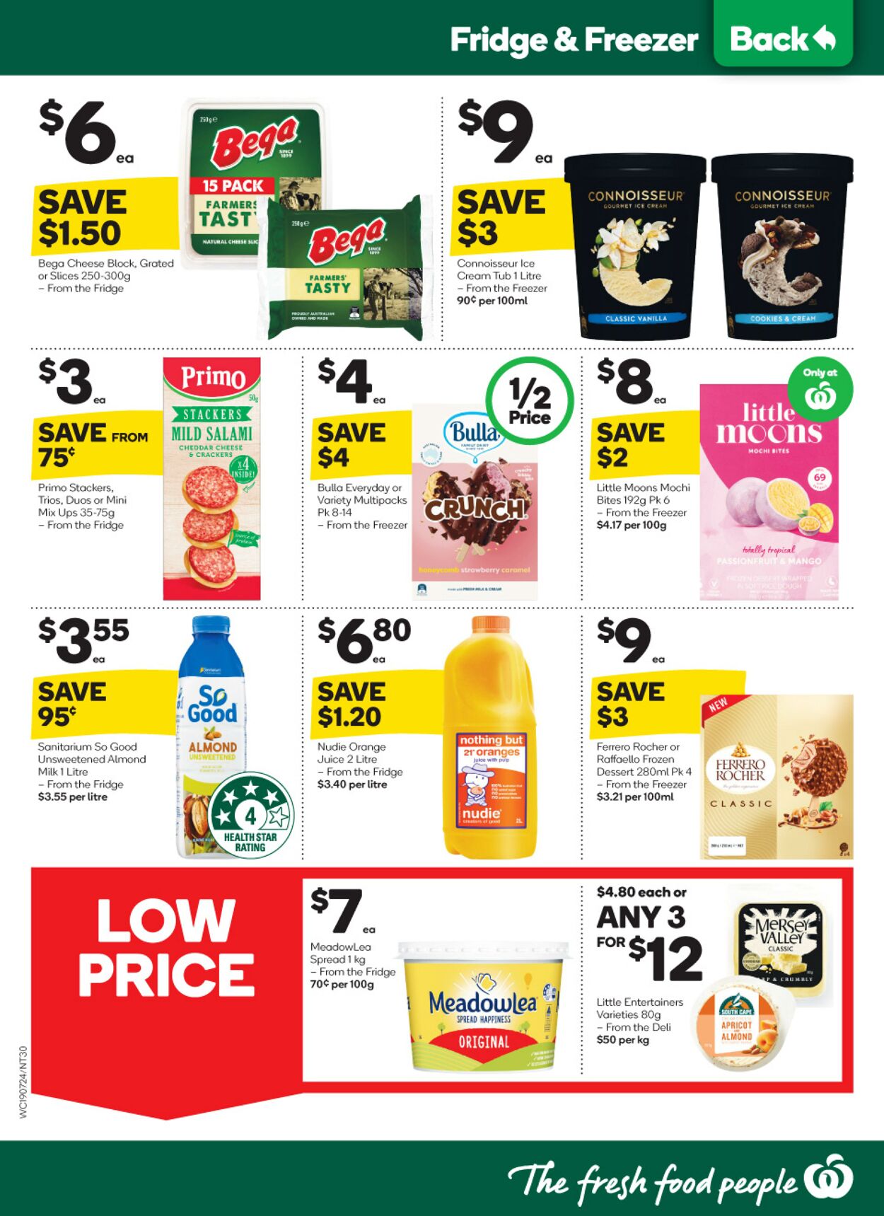 Catalogue Woolworths 19.07.2023 - 25.07.2023