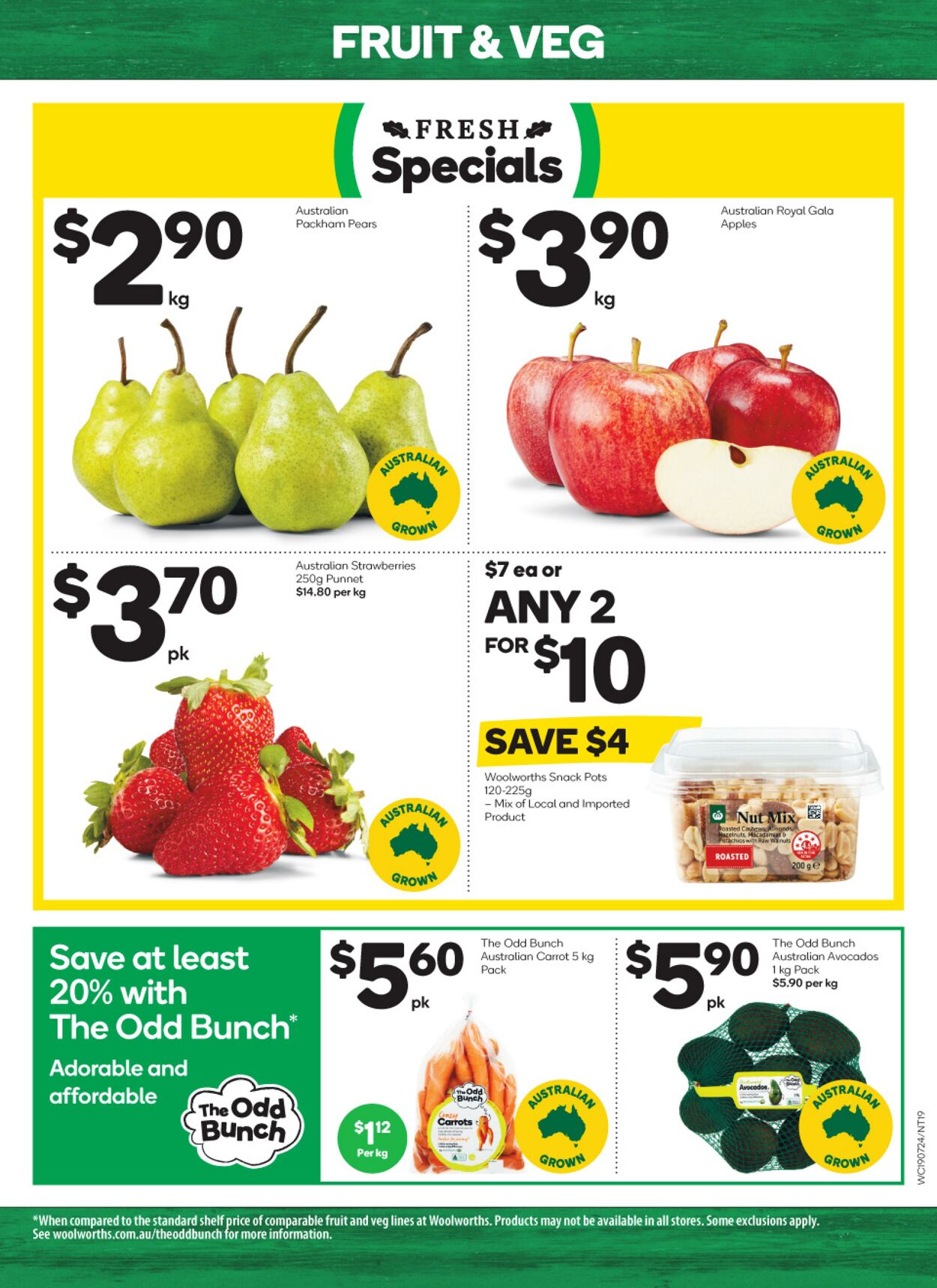 Catalogue Woolworths 19.07.2023 - 25.07.2023