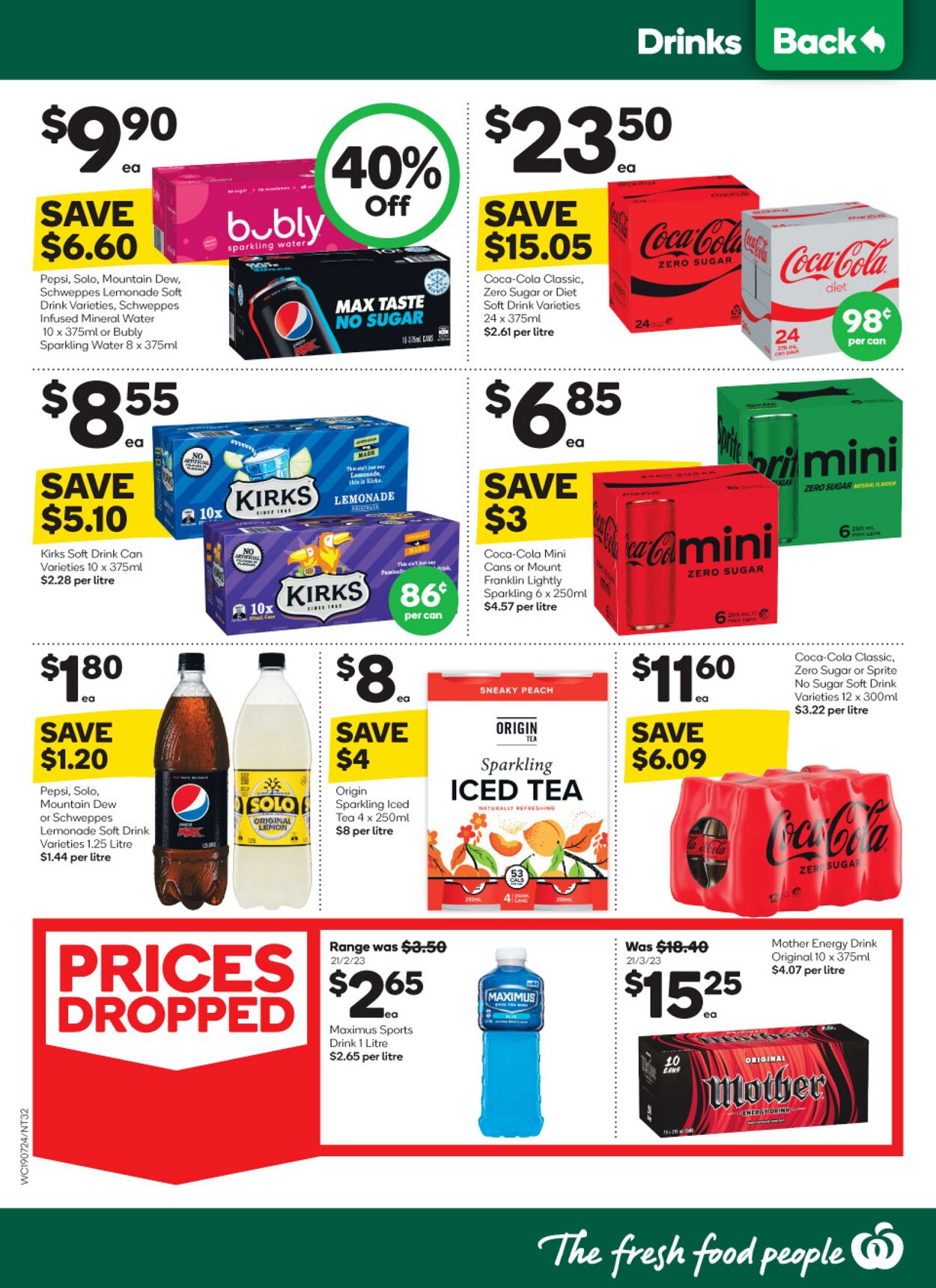 Catalogue Woolworths 19.07.2023 - 25.07.2023