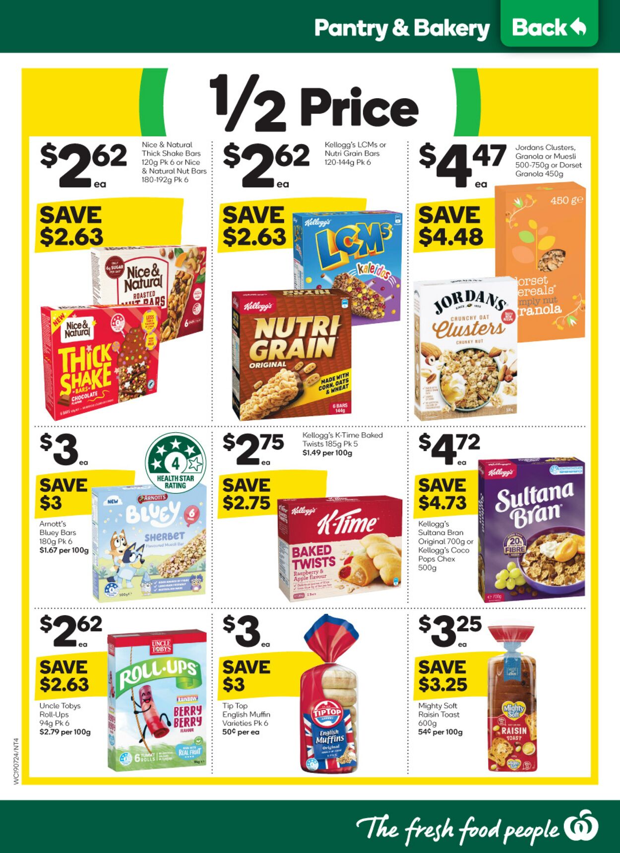 Catalogue Woolworths 19.07.2023 - 25.07.2023