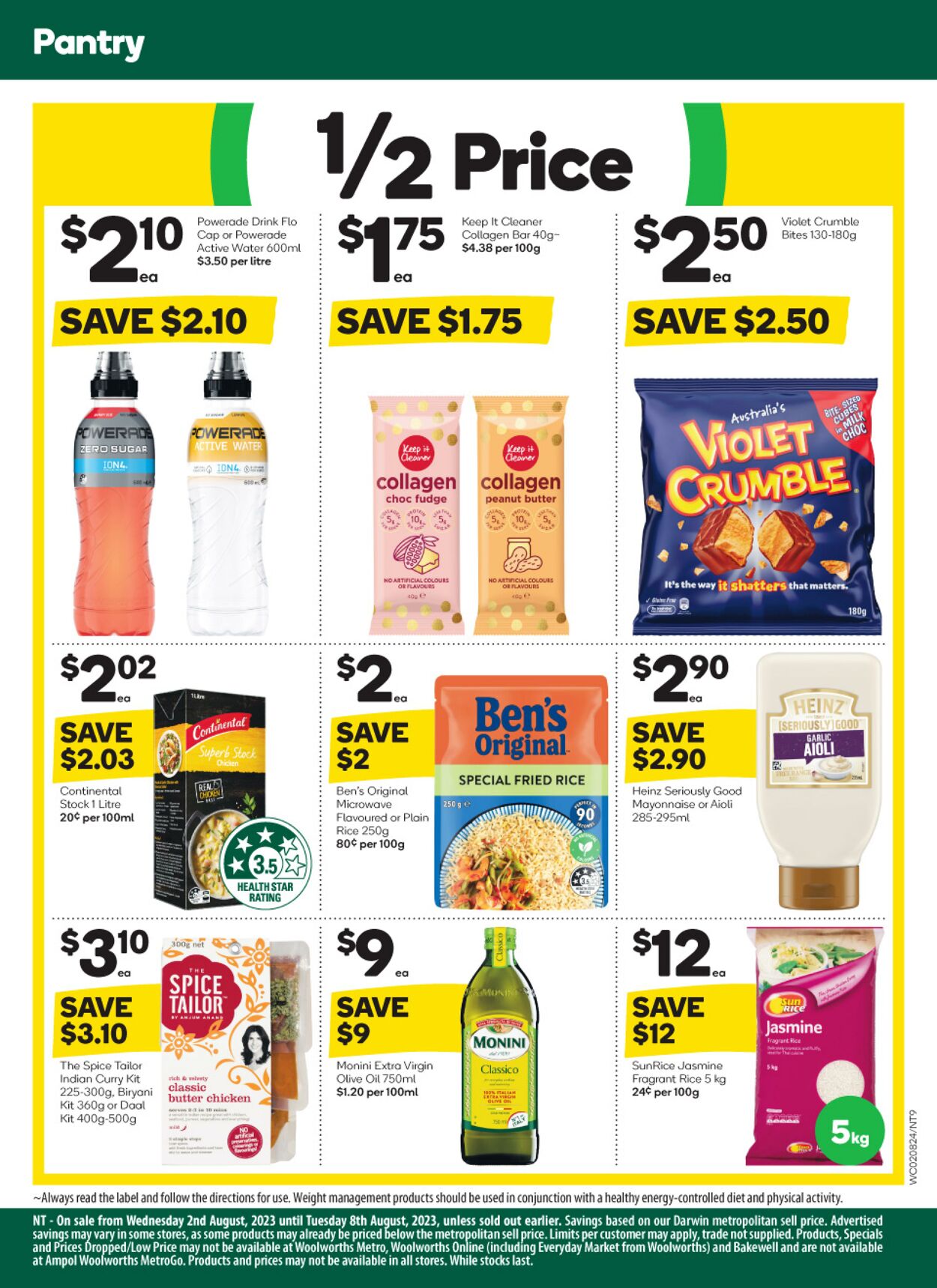 Catalogue Woolworths 02.08.2023 - 08.08.2023
