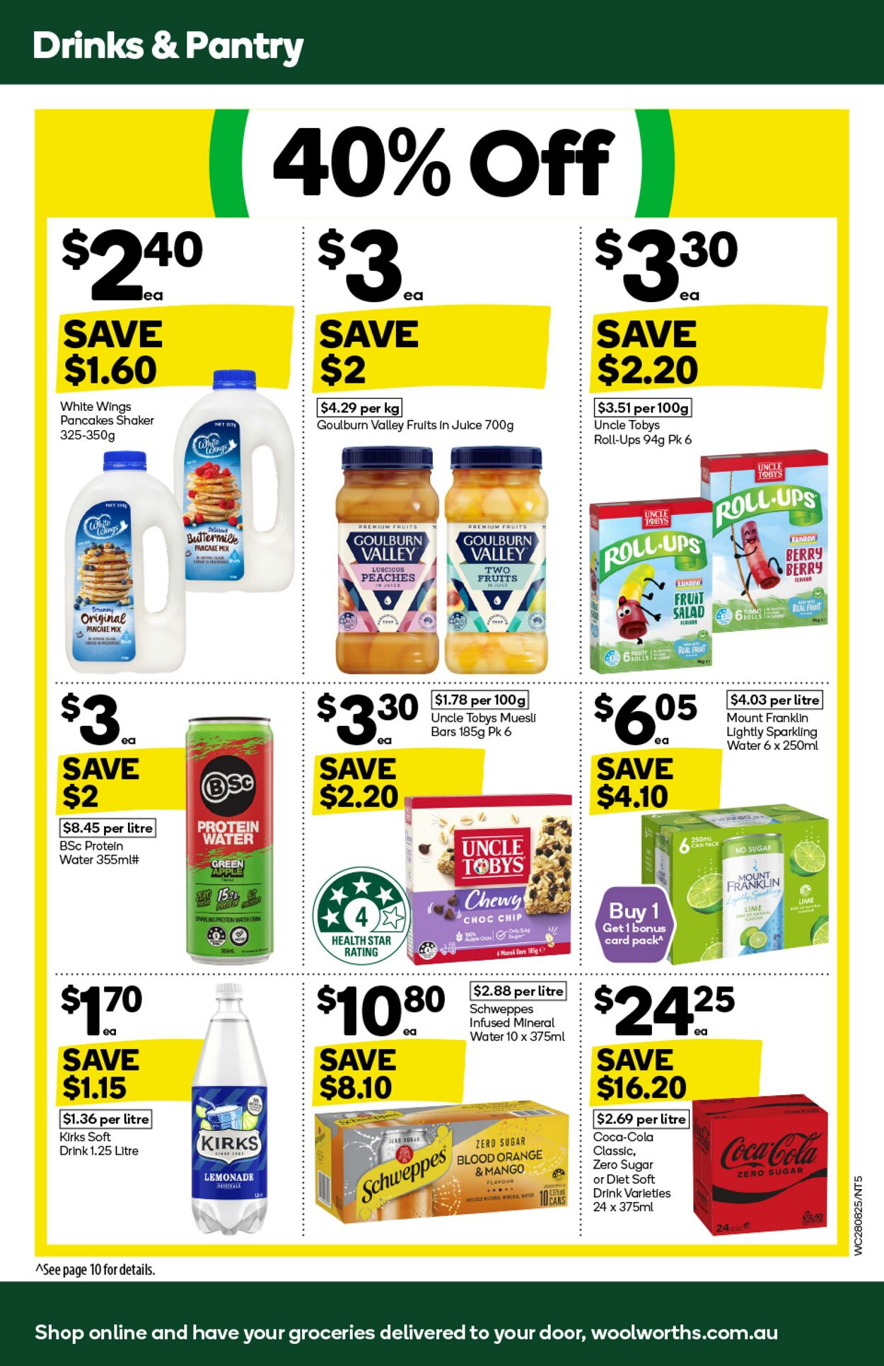 Catalogue Woolworths 28.08.2024 - 03.09.2024