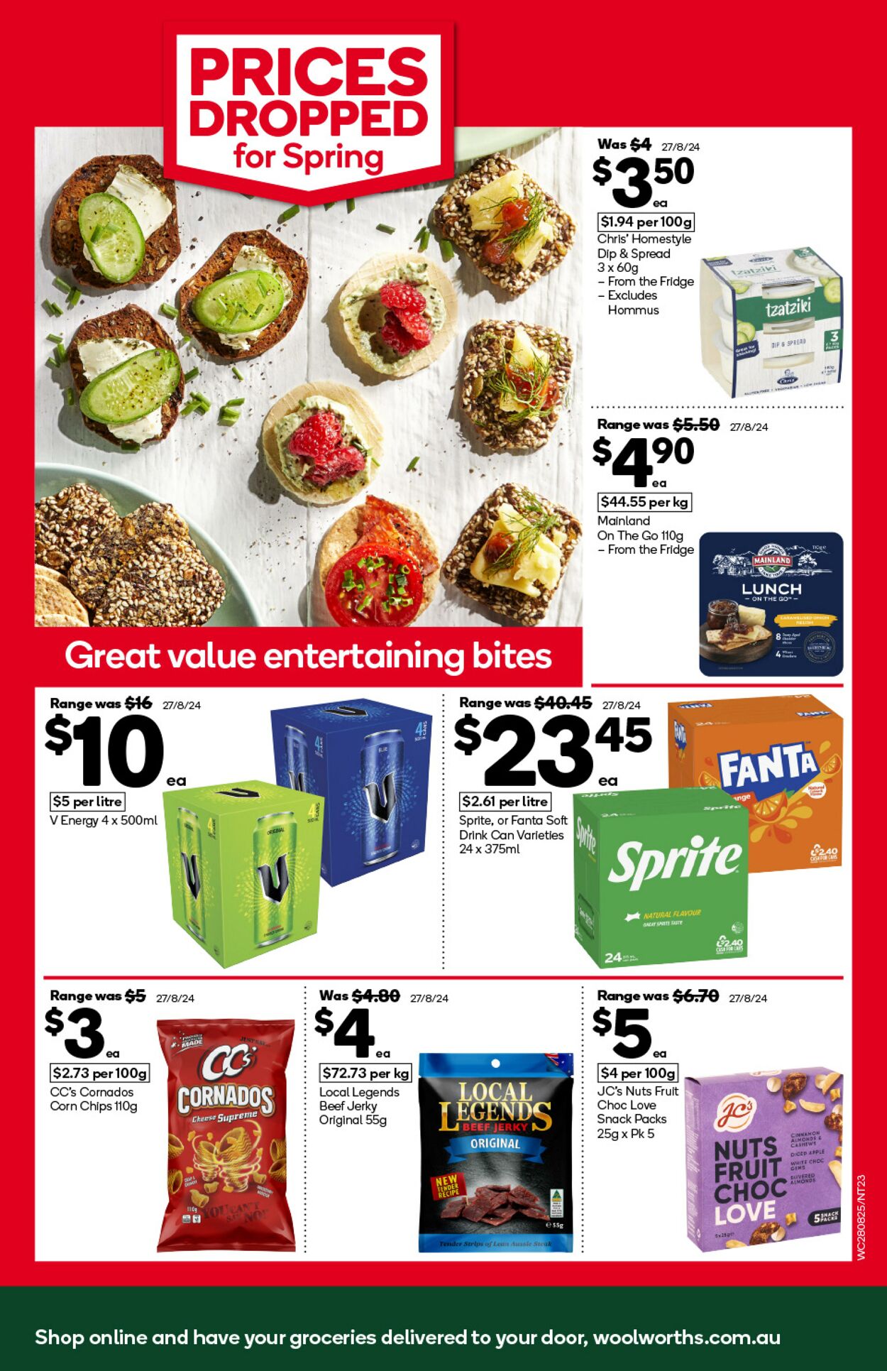 Catalogue Woolworths 28.08.2024 - 03.09.2024