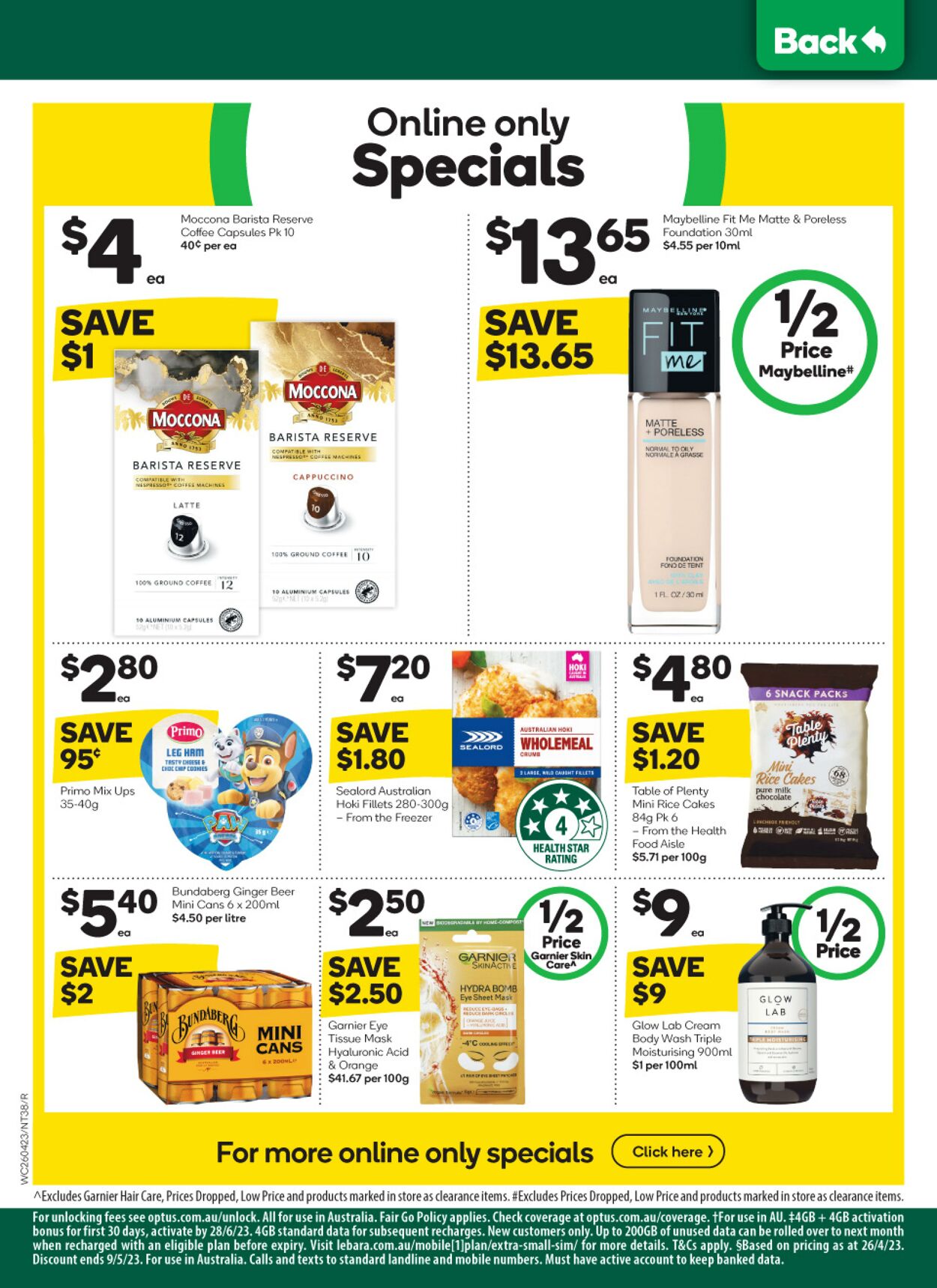 Catalogue Woolworths 26.04.2023 - 02.05.2023