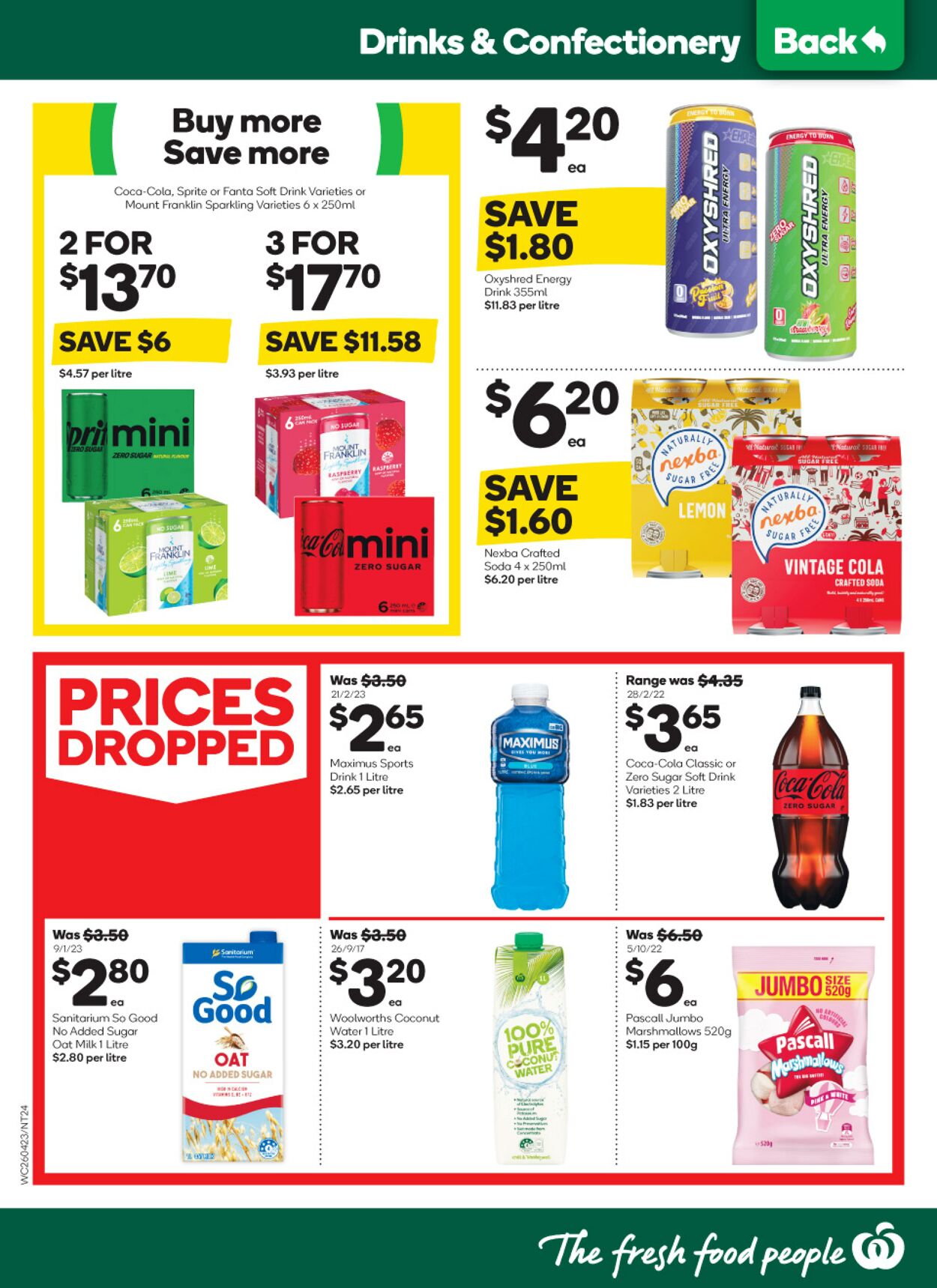 Catalogue Woolworths 26.04.2023 - 02.05.2023