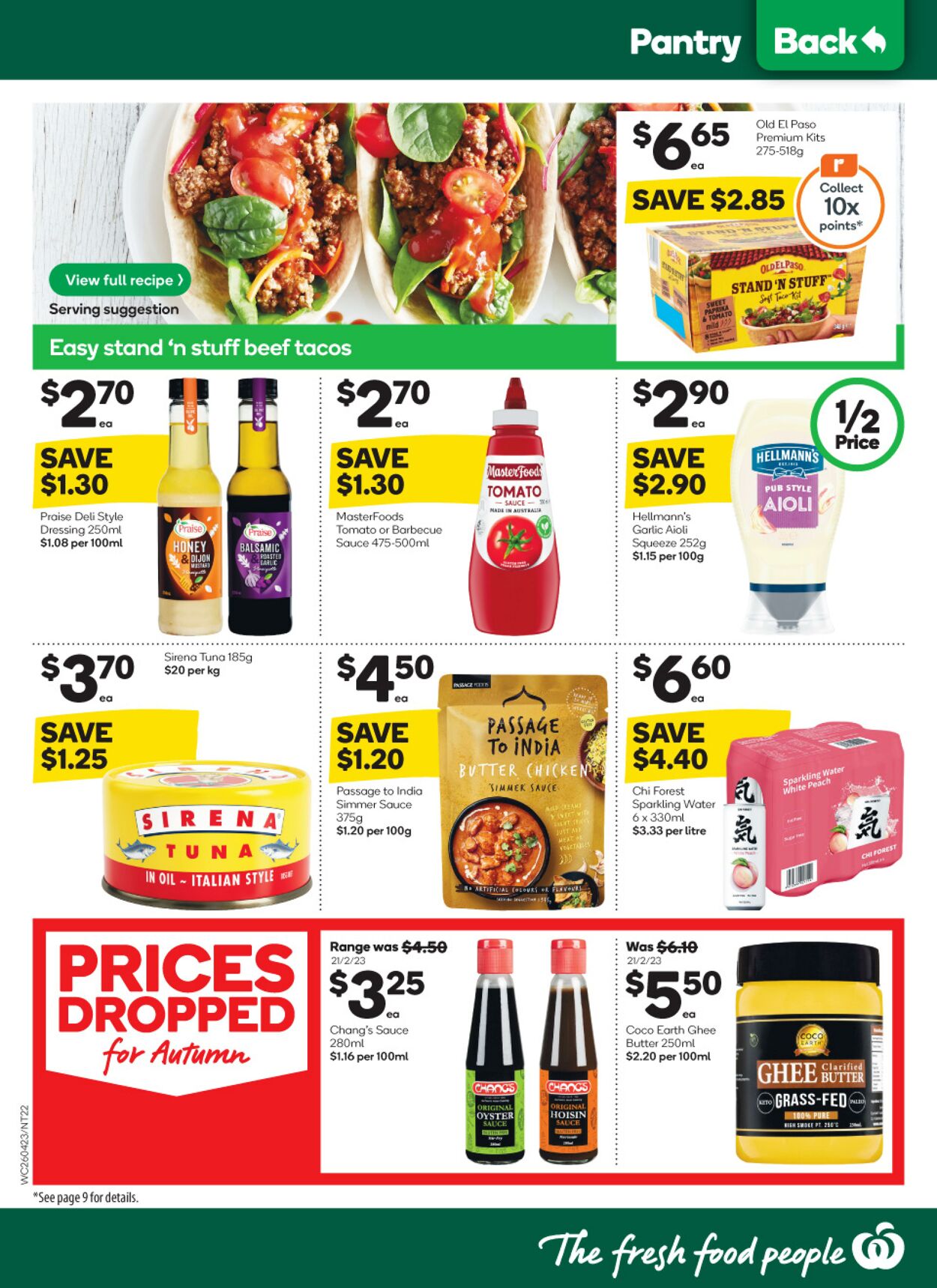 Catalogue Woolworths 26.04.2023 - 02.05.2023