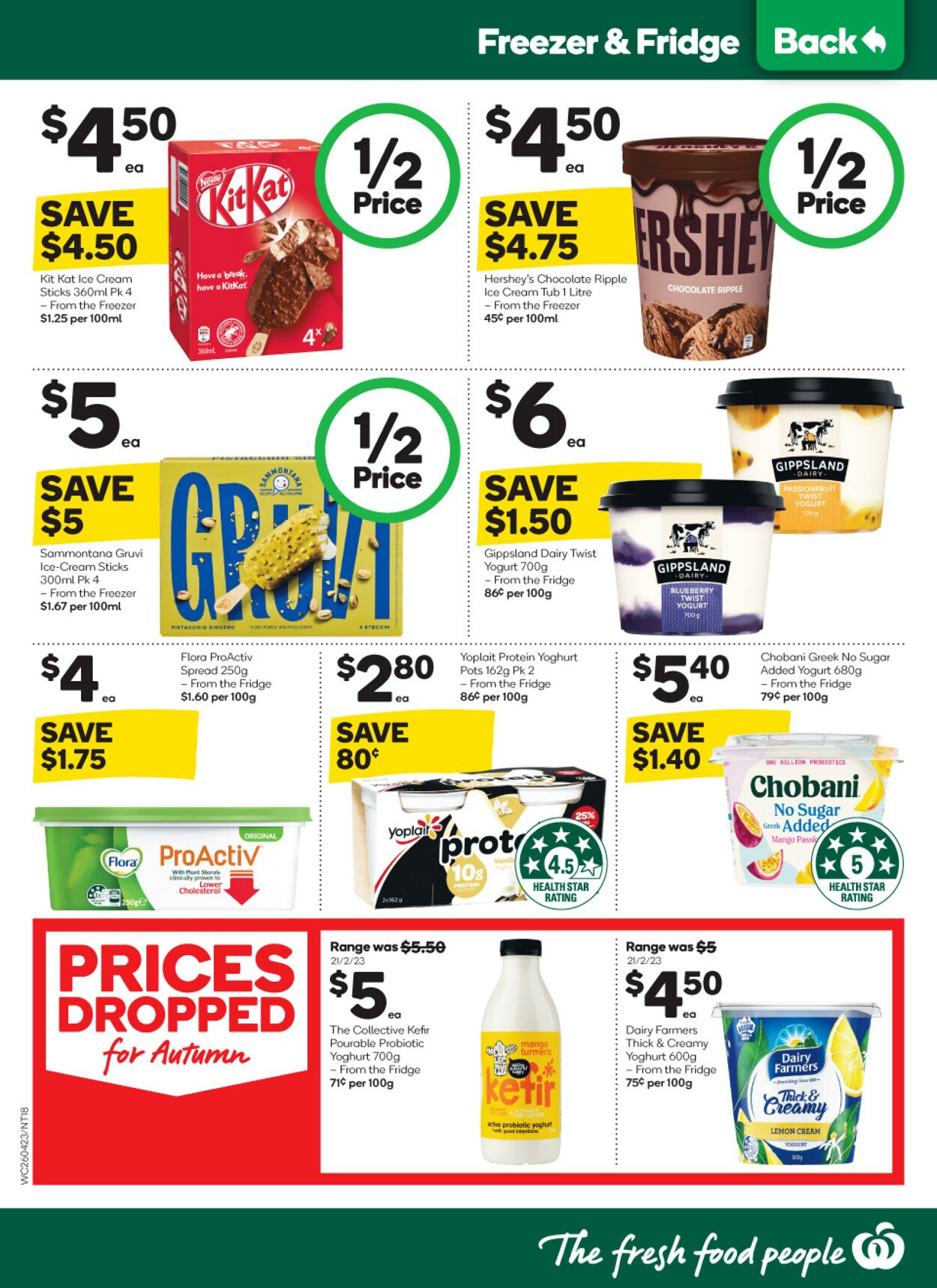 Catalogue Woolworths 26.04.2023 - 02.05.2023