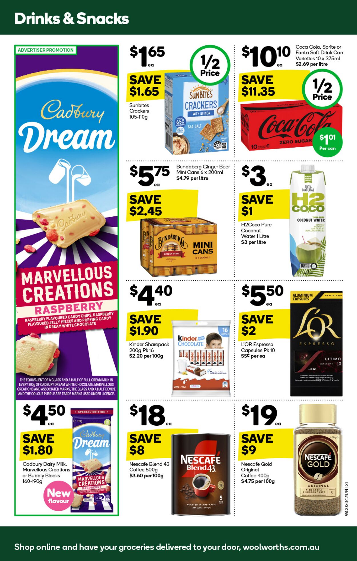 Catalogue Woolworths 03.04.2024 - 09.04.2024