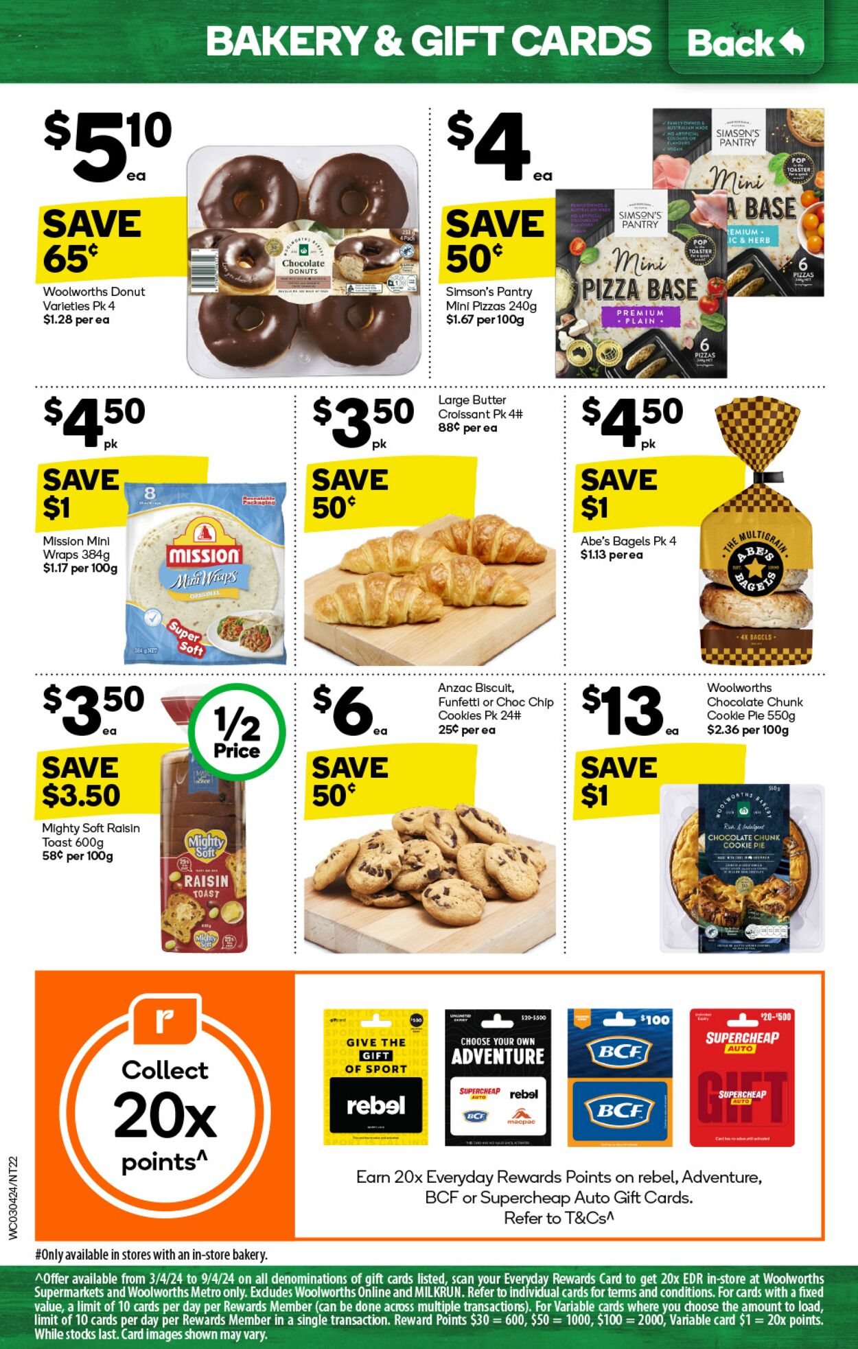 Catalogue Woolworths 03.04.2024 - 09.04.2024