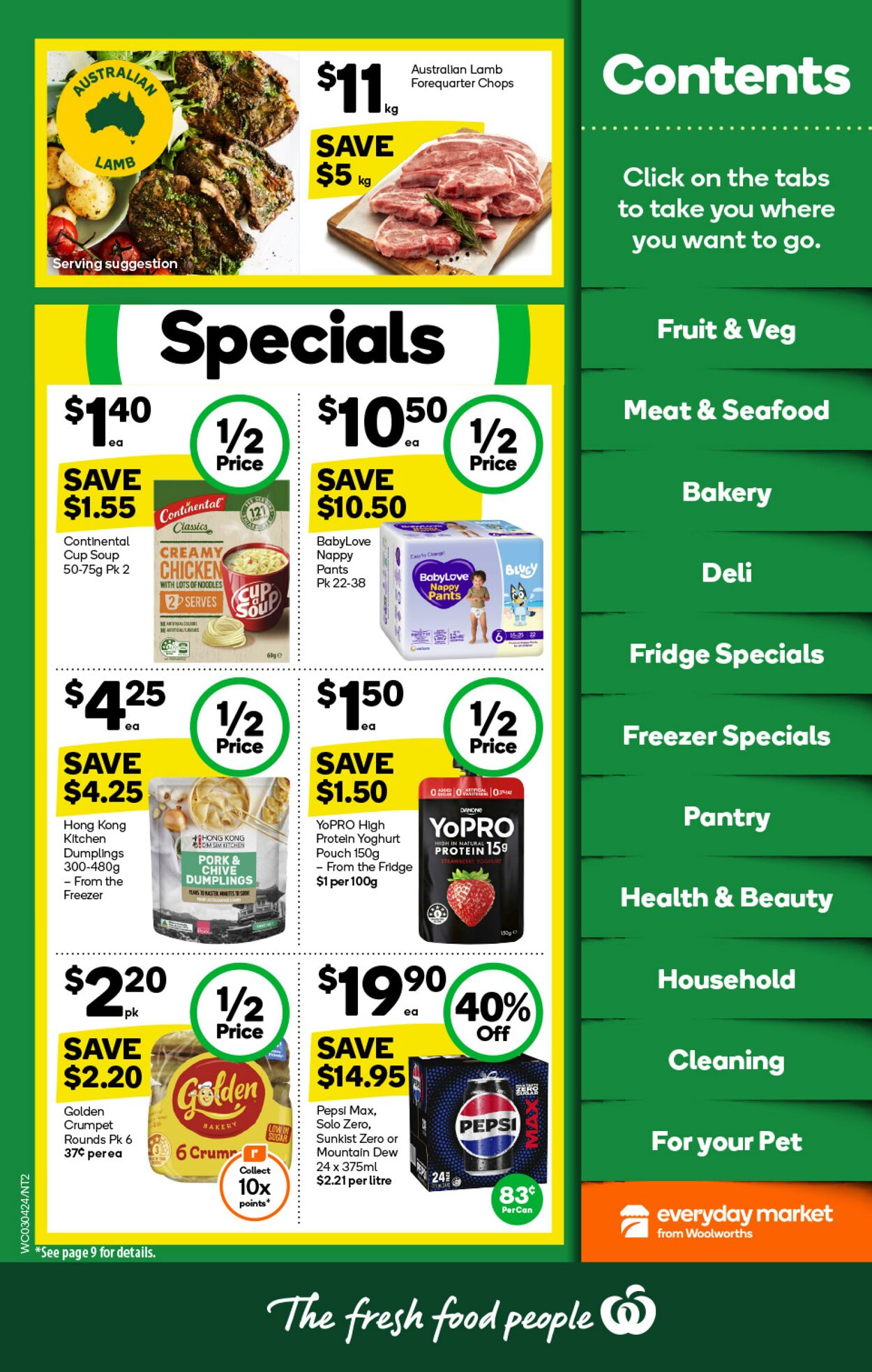 Catalogue Woolworths 03.04.2024 - 09.04.2024