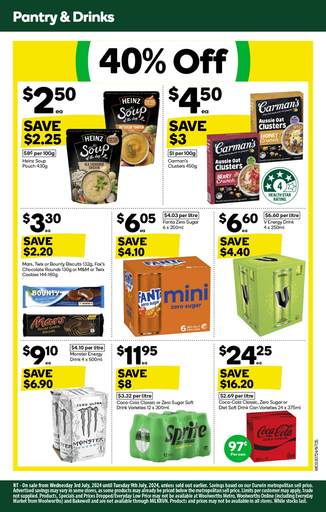 Catalogue Woolworths 03.07.2024 - 09.07.2024