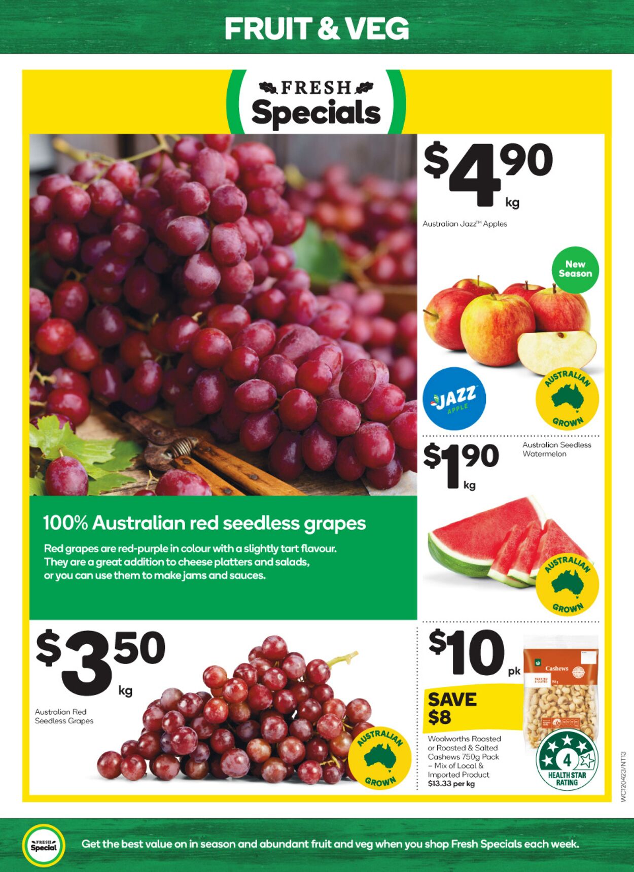 Catalogue Woolworths 12.04.2023 - 18.04.2023