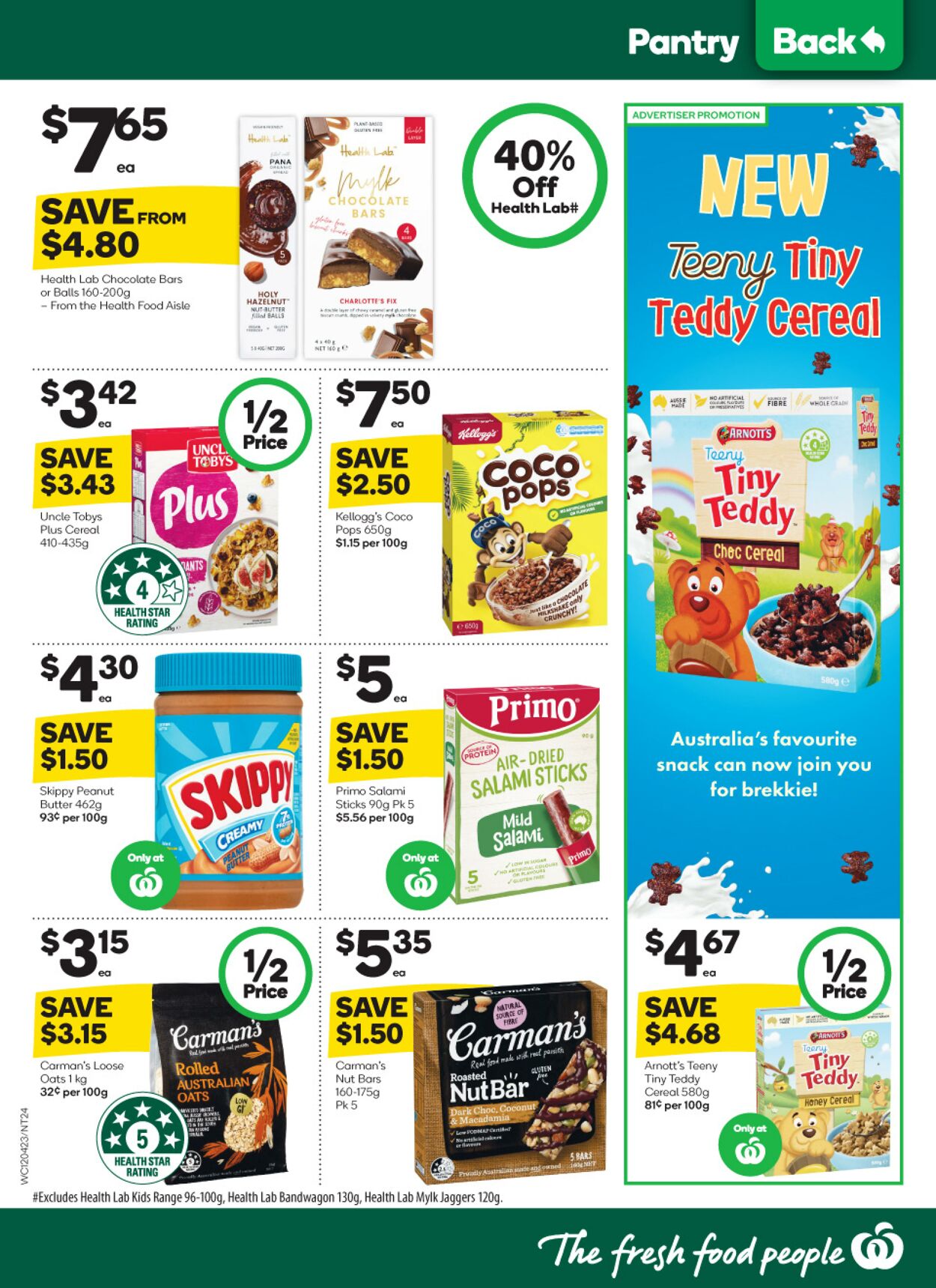 Catalogue Woolworths 12.04.2023 - 18.04.2023