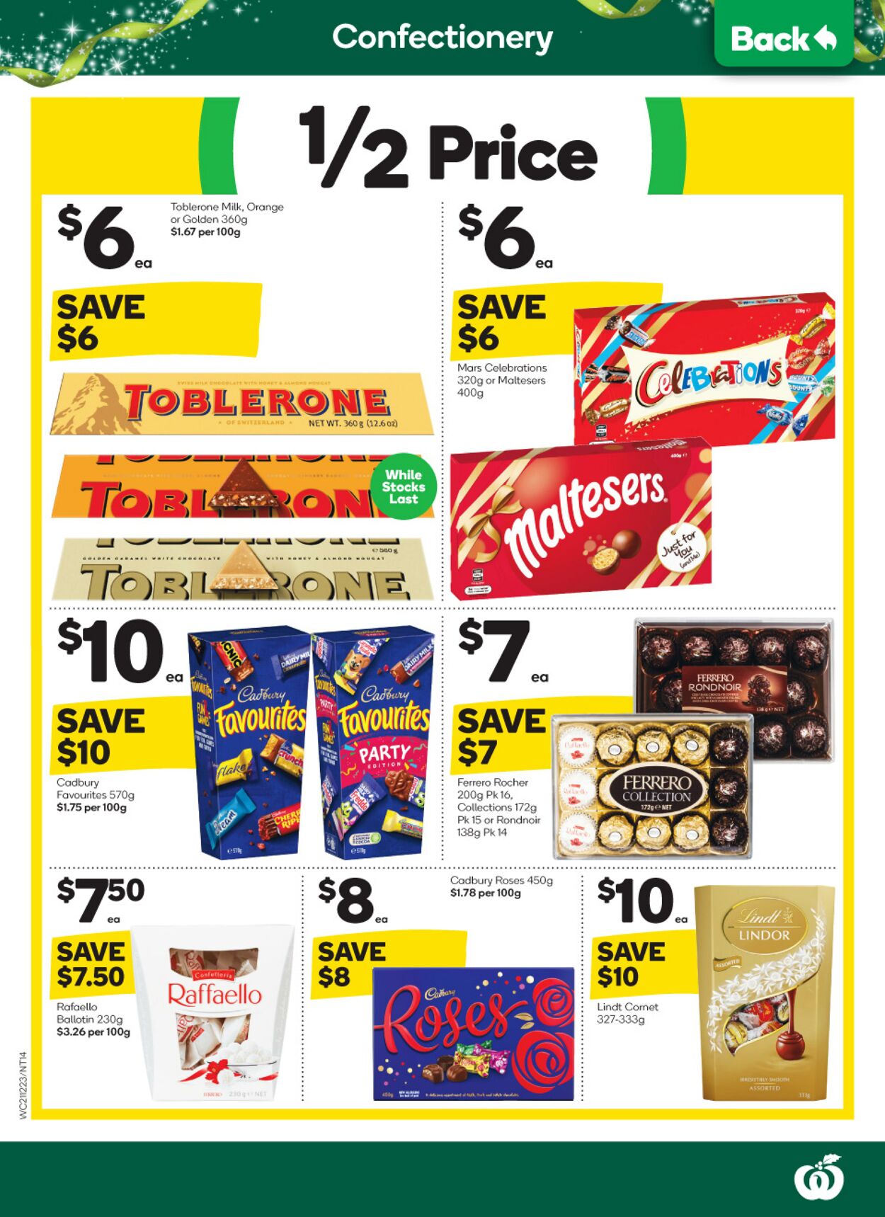 Catalogue Woolworths 21.12.2022 - 27.12.2022