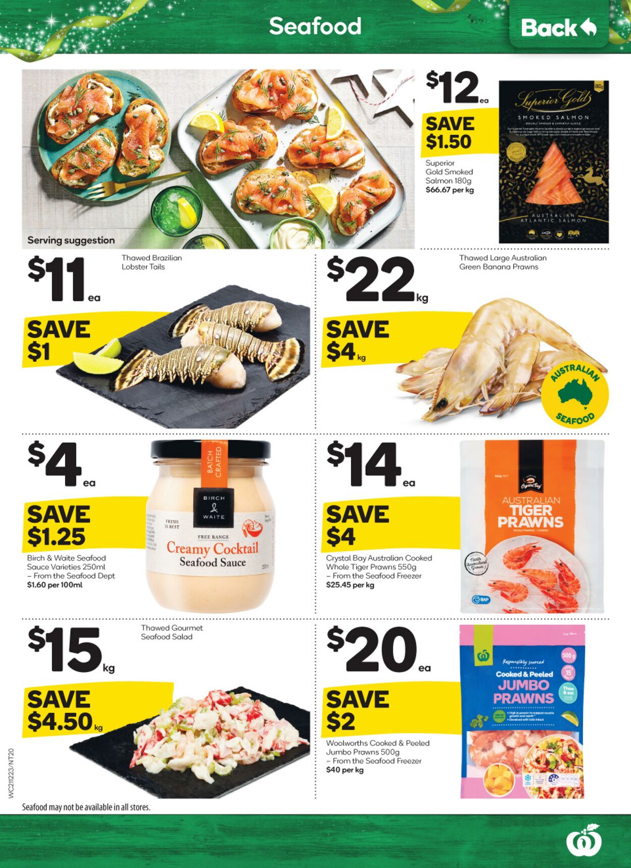 Catalogue Woolworths 21.12.2022 - 27.12.2022