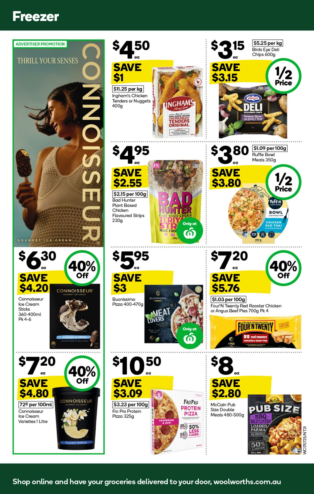 Catalogue Woolworths 17.07.2024 - 23.07.2024