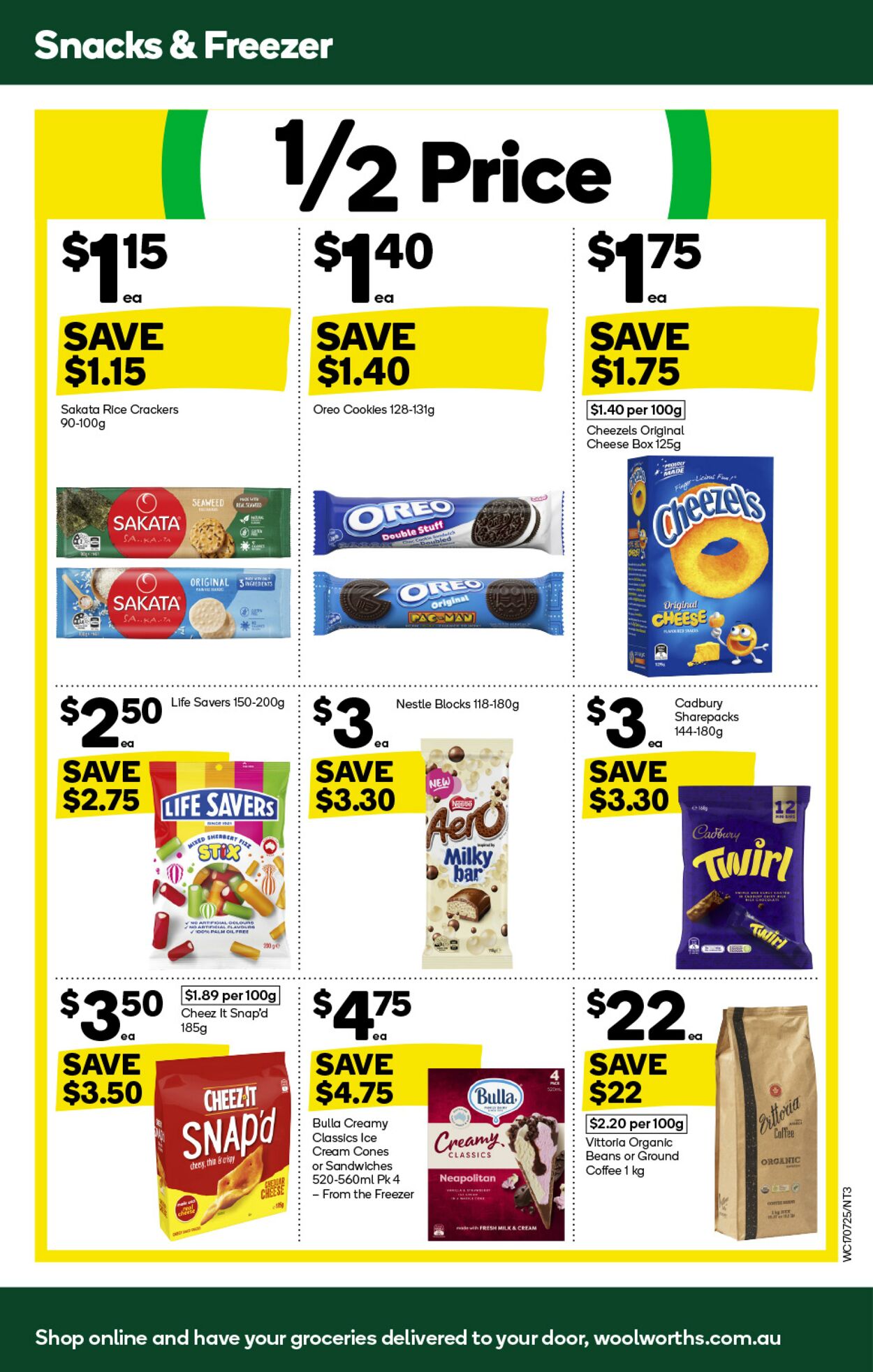 Catalogue Woolworths 17.07.2024 - 23.07.2024