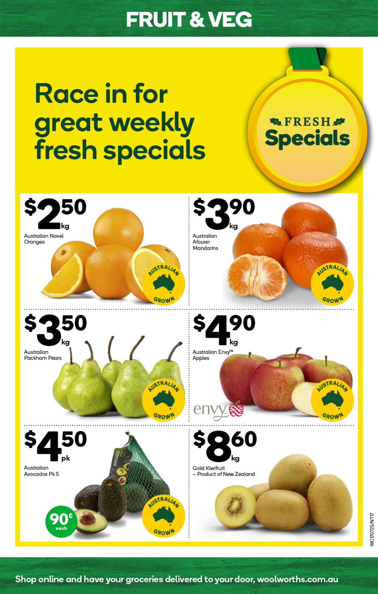 Catalogue Woolworths 17.07.2024 - 23.07.2024