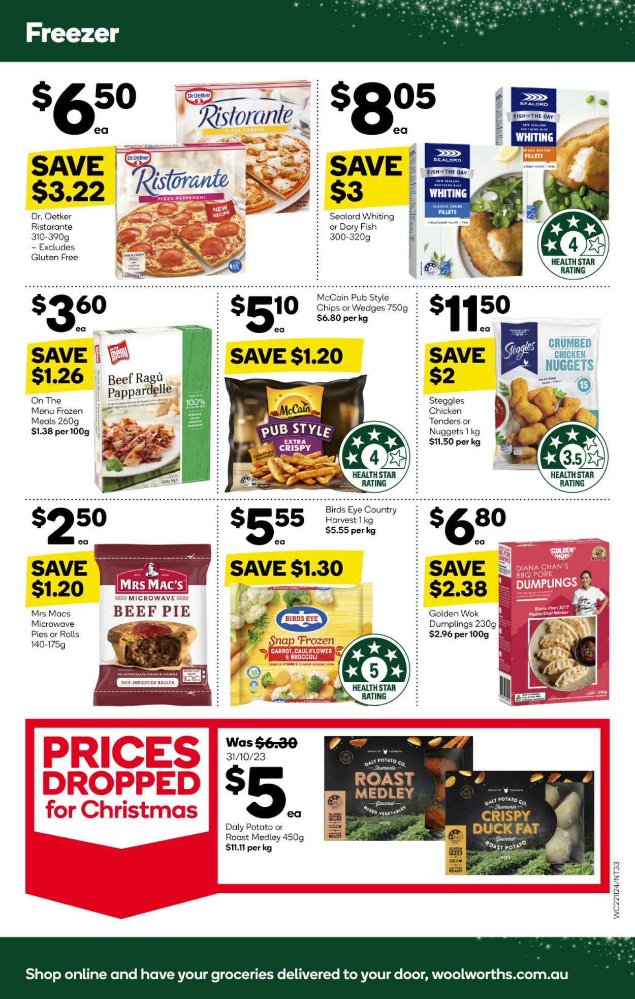 Catalogue Woolworths 22.11.2023 - 28.11.2023