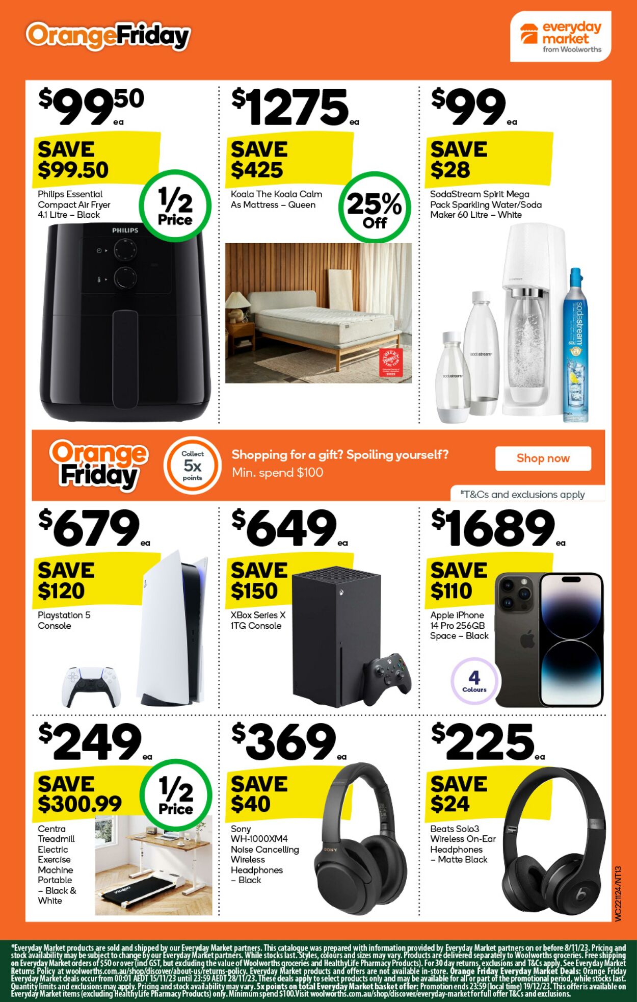 Catalogue Woolworths 22.11.2023 - 28.11.2023