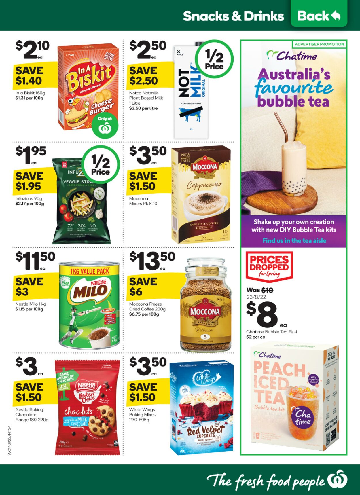 Catalogue Woolworths 14.09.2022 - 20.09.2022