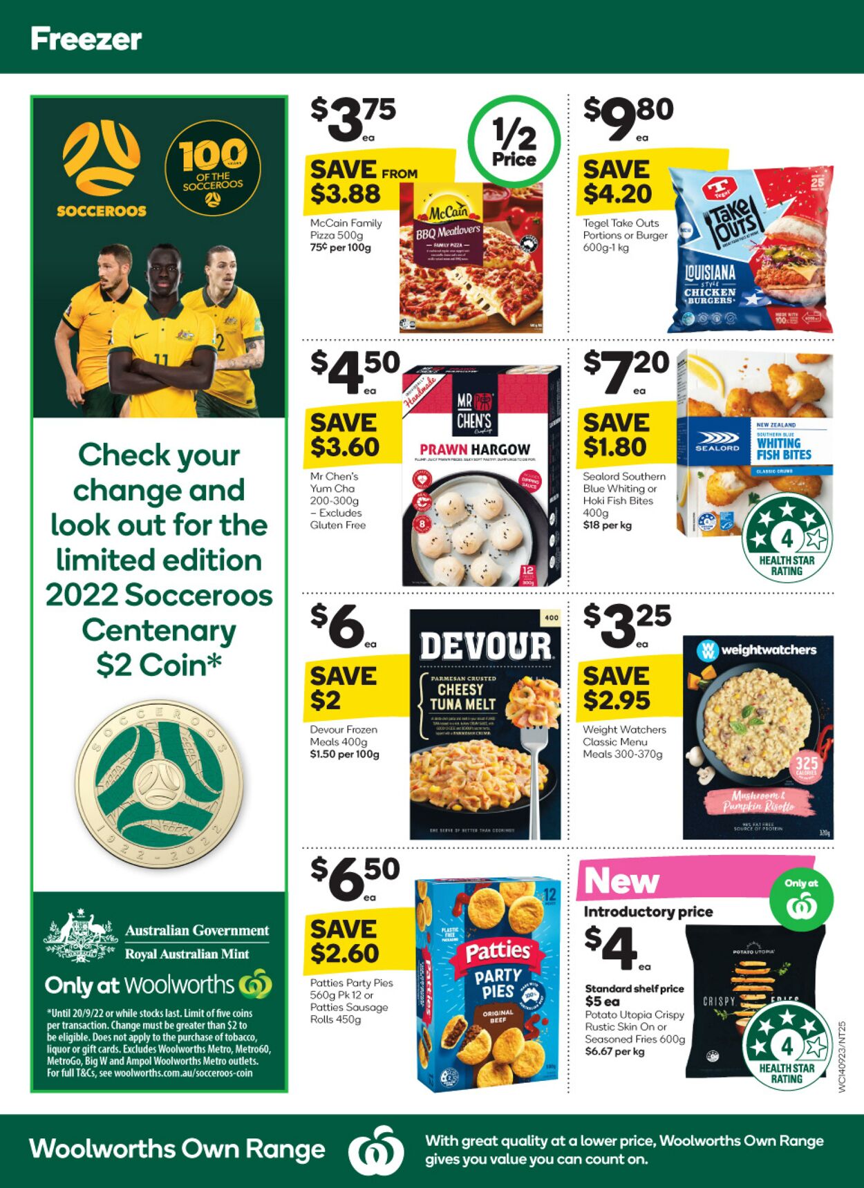 Catalogue Woolworths 14.09.2022 - 20.09.2022