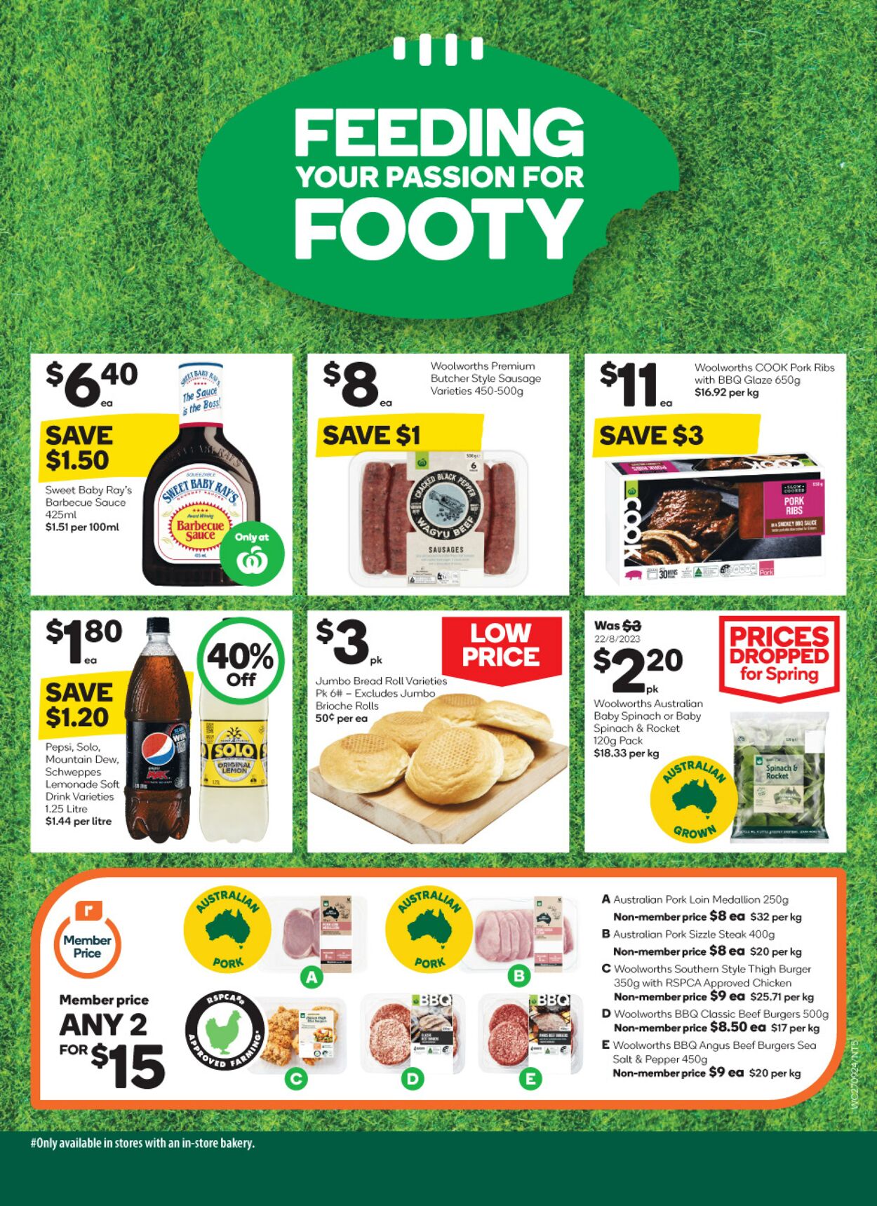 Catalogue Woolworths 27.09.2023 - 03.10.2023