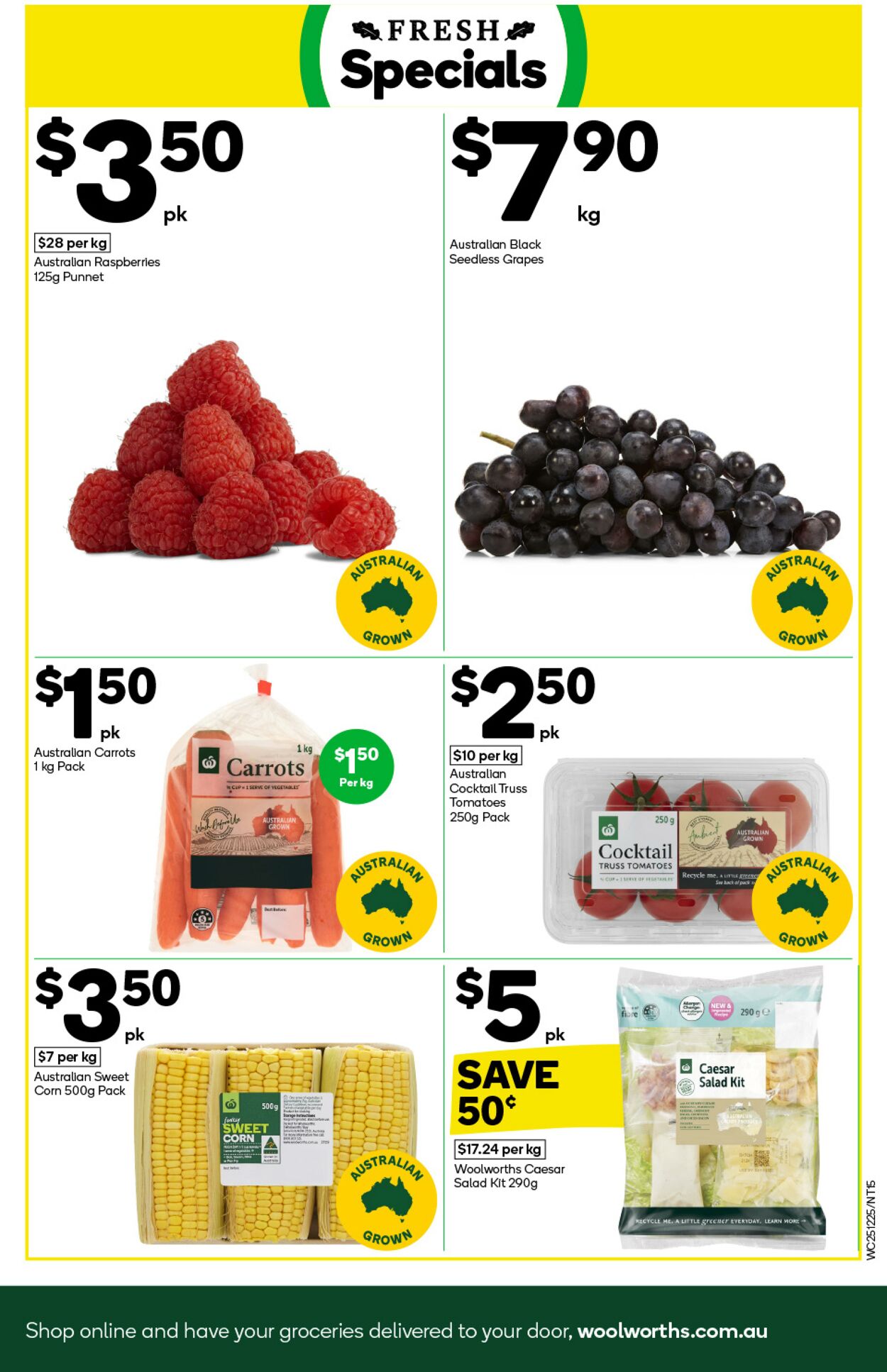 Catalogue Woolworths 25.12.2024 - 31.12.2024