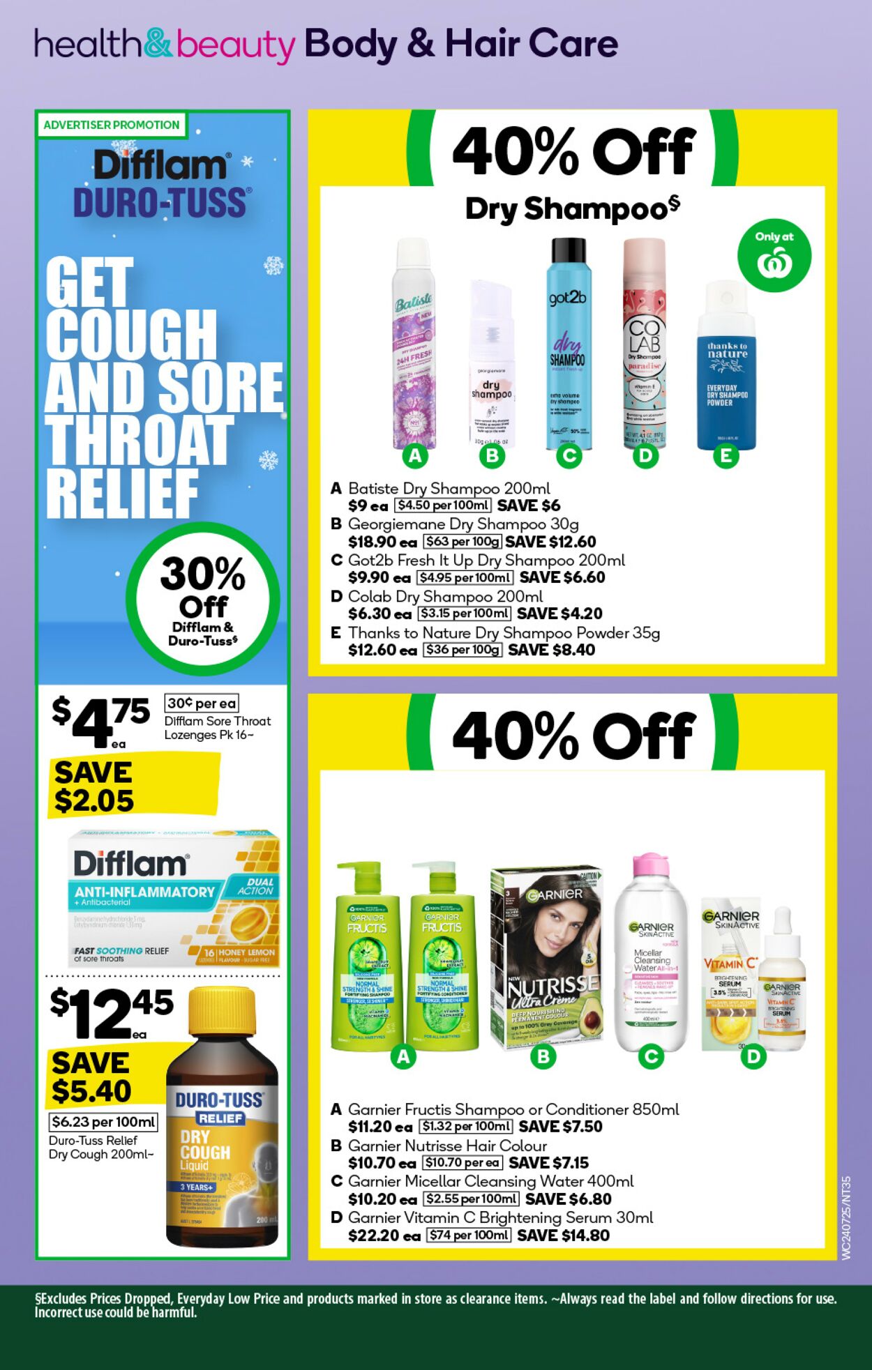 Catalogue Woolworths 24.07.2024 - 30.07.2024