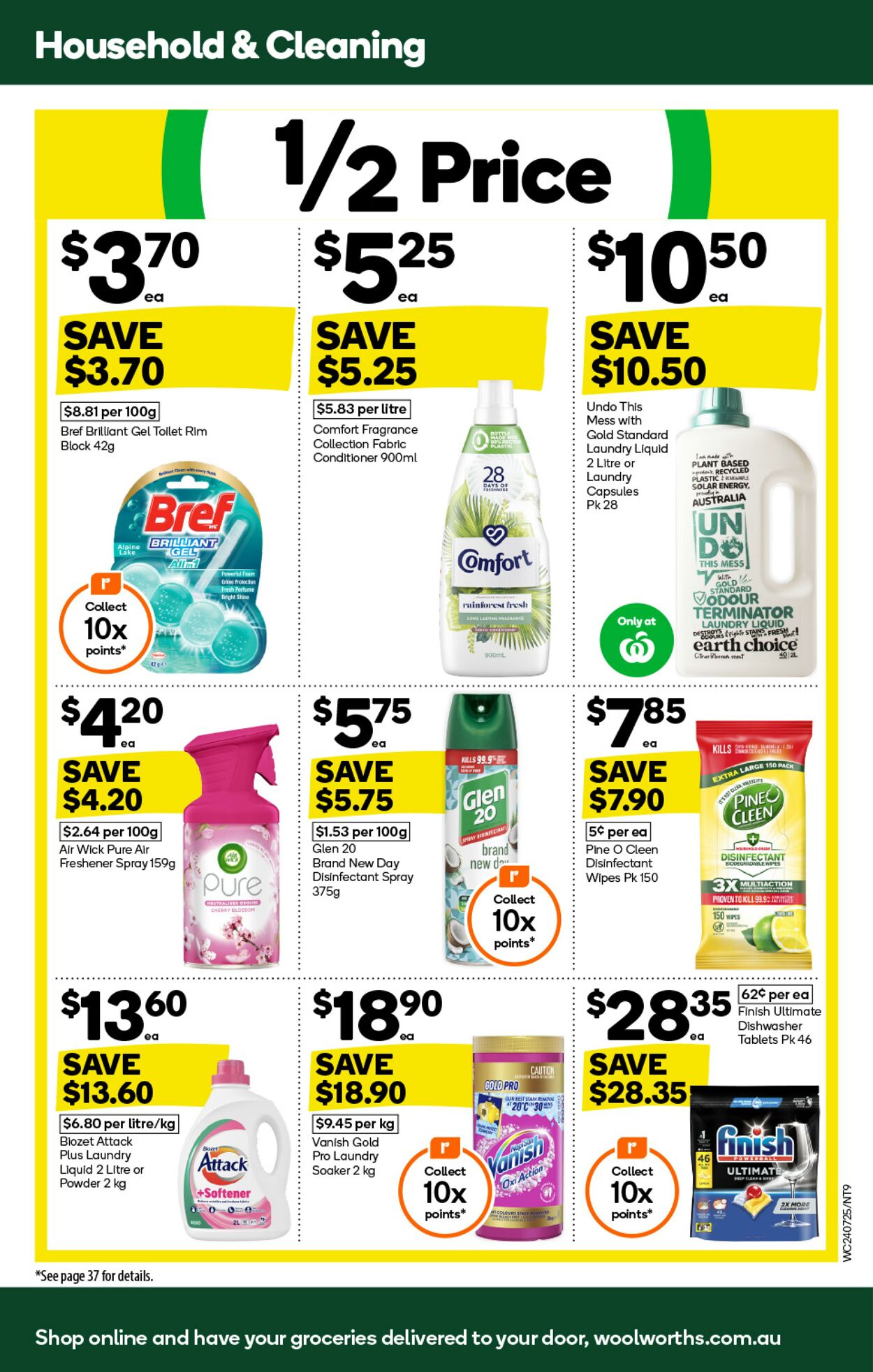 Catalogue Woolworths 24.07.2024 - 30.07.2024