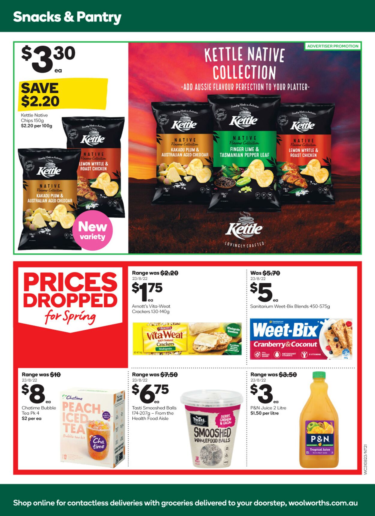 Catalogue Woolworths 31.08.2022 - 06.09.2022