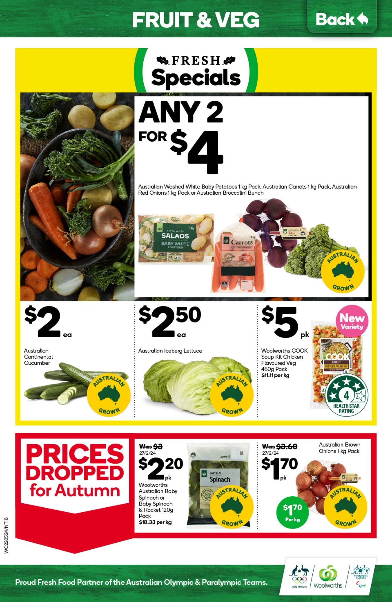 Catalogue Woolworths 22.05.2024 - 28.05.2024