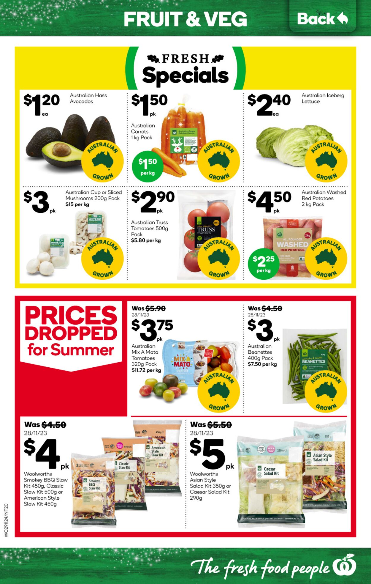 Catalogue Woolworths 29.11.2023 - 05.12.2023