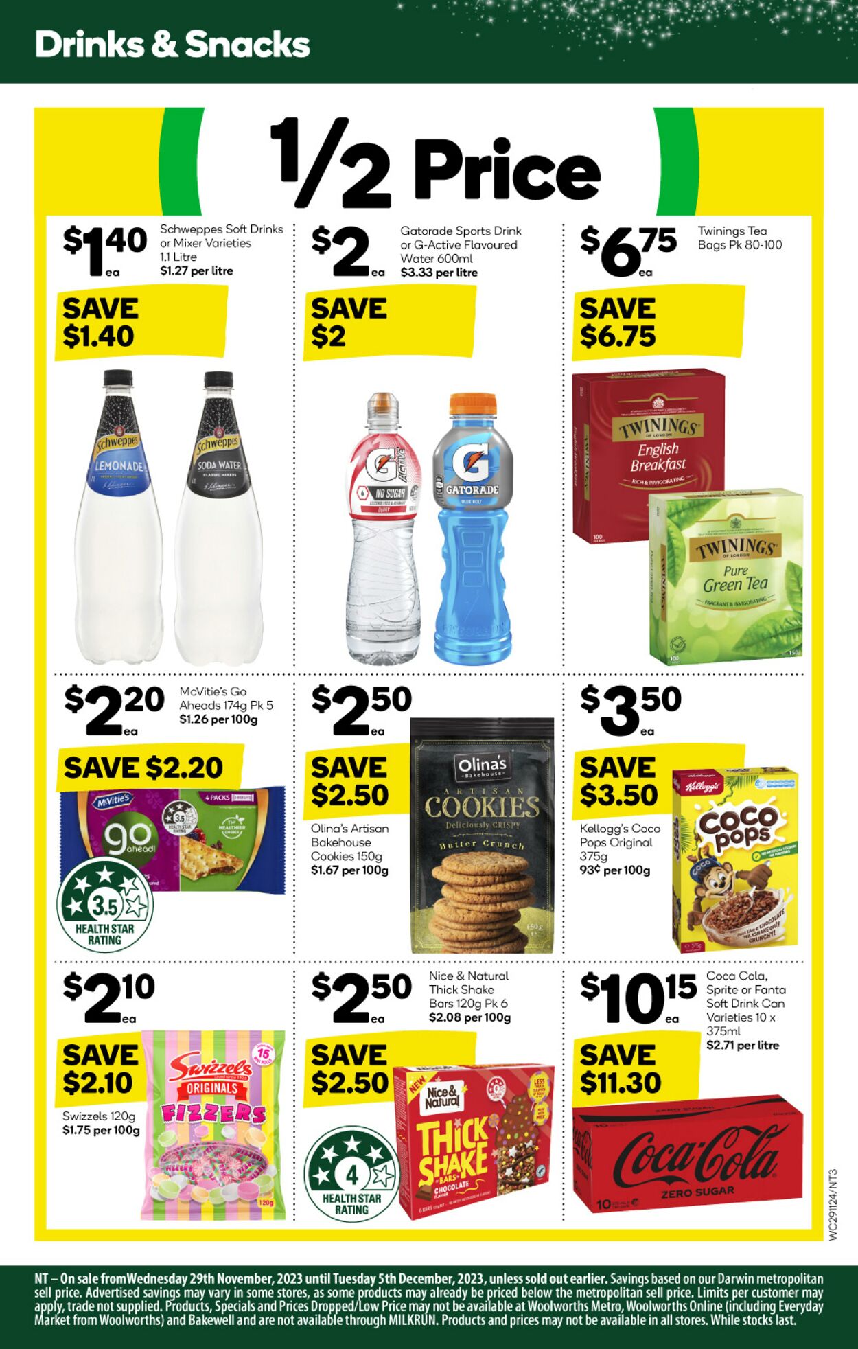 Catalogue Woolworths 29.11.2023 - 05.12.2023