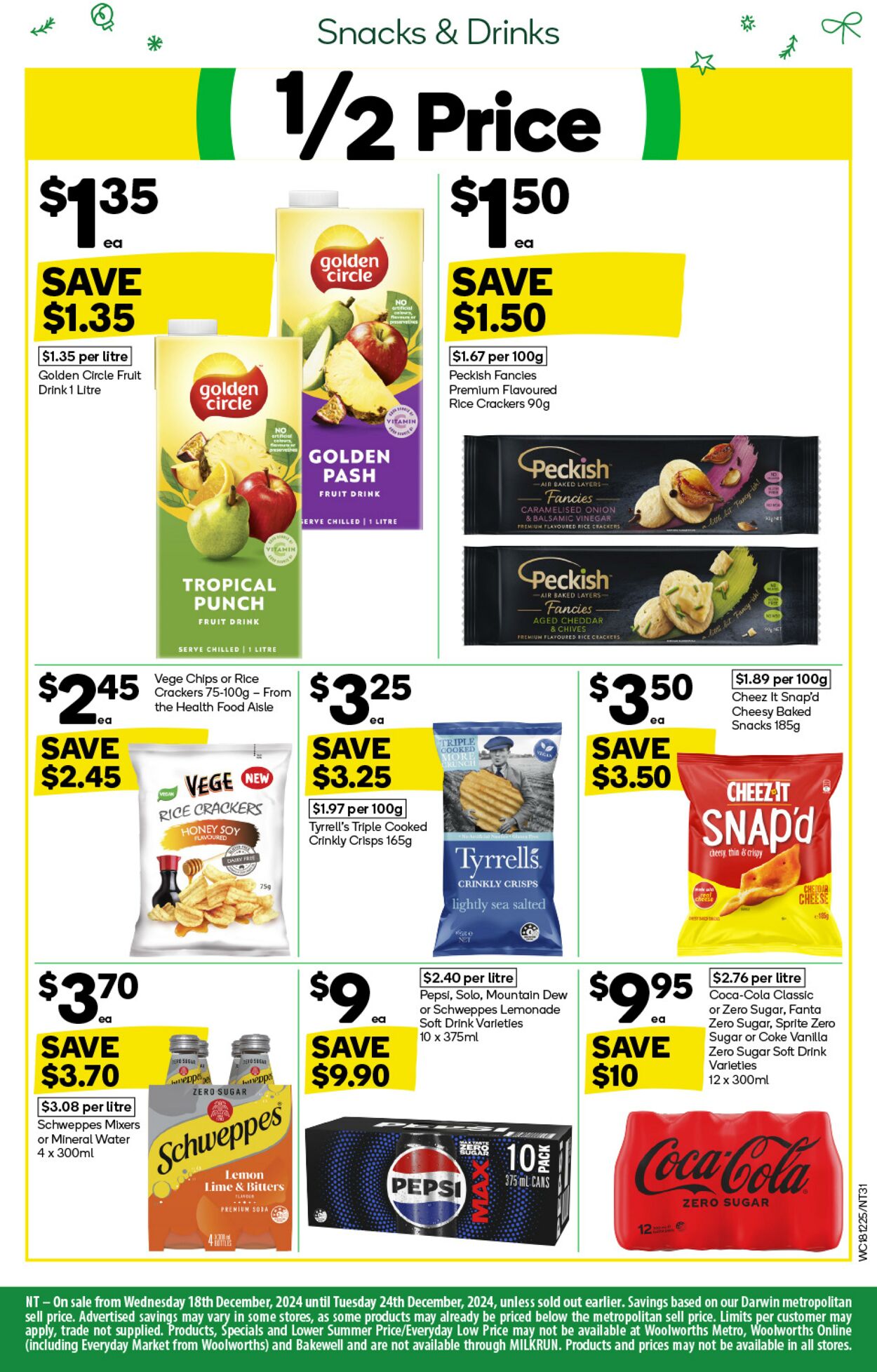 Catalogue Woolworths 18.12.2024 - 24.12.2024