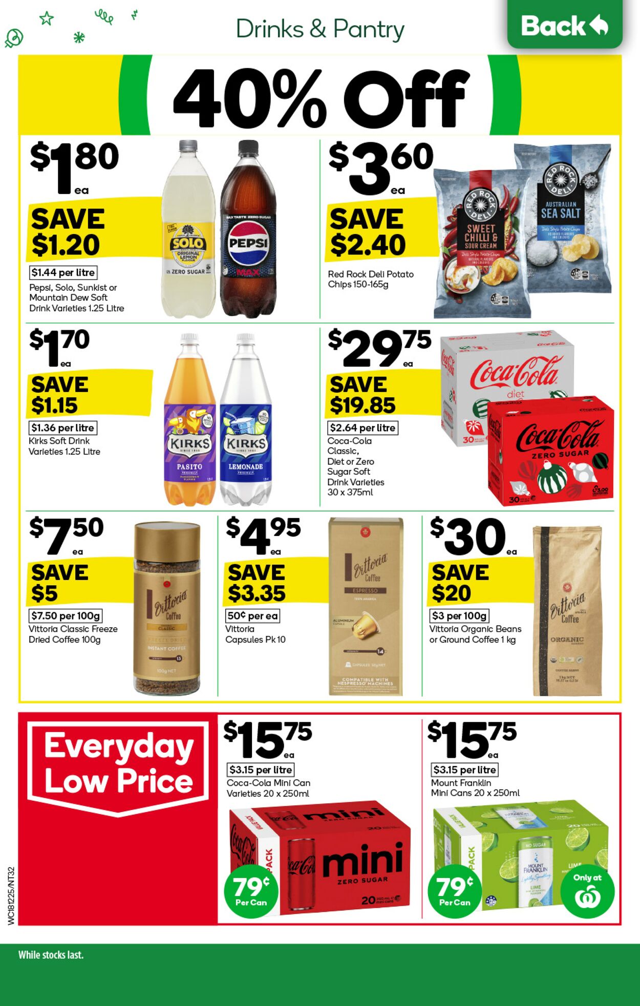 Catalogue Woolworths 18.12.2024 - 24.12.2024