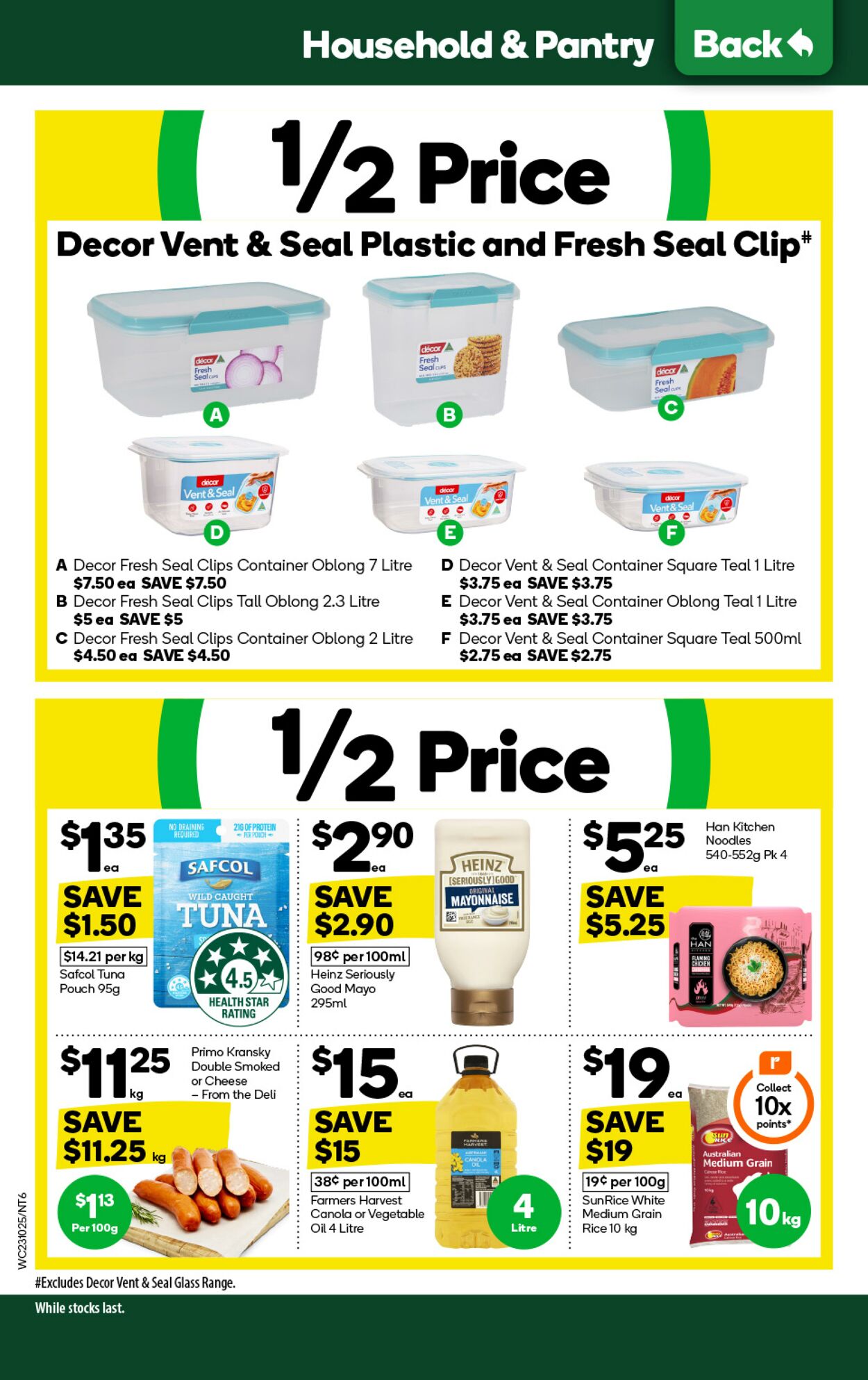 Catalogue Woolworths 23.10.2024 - 29.10.2024