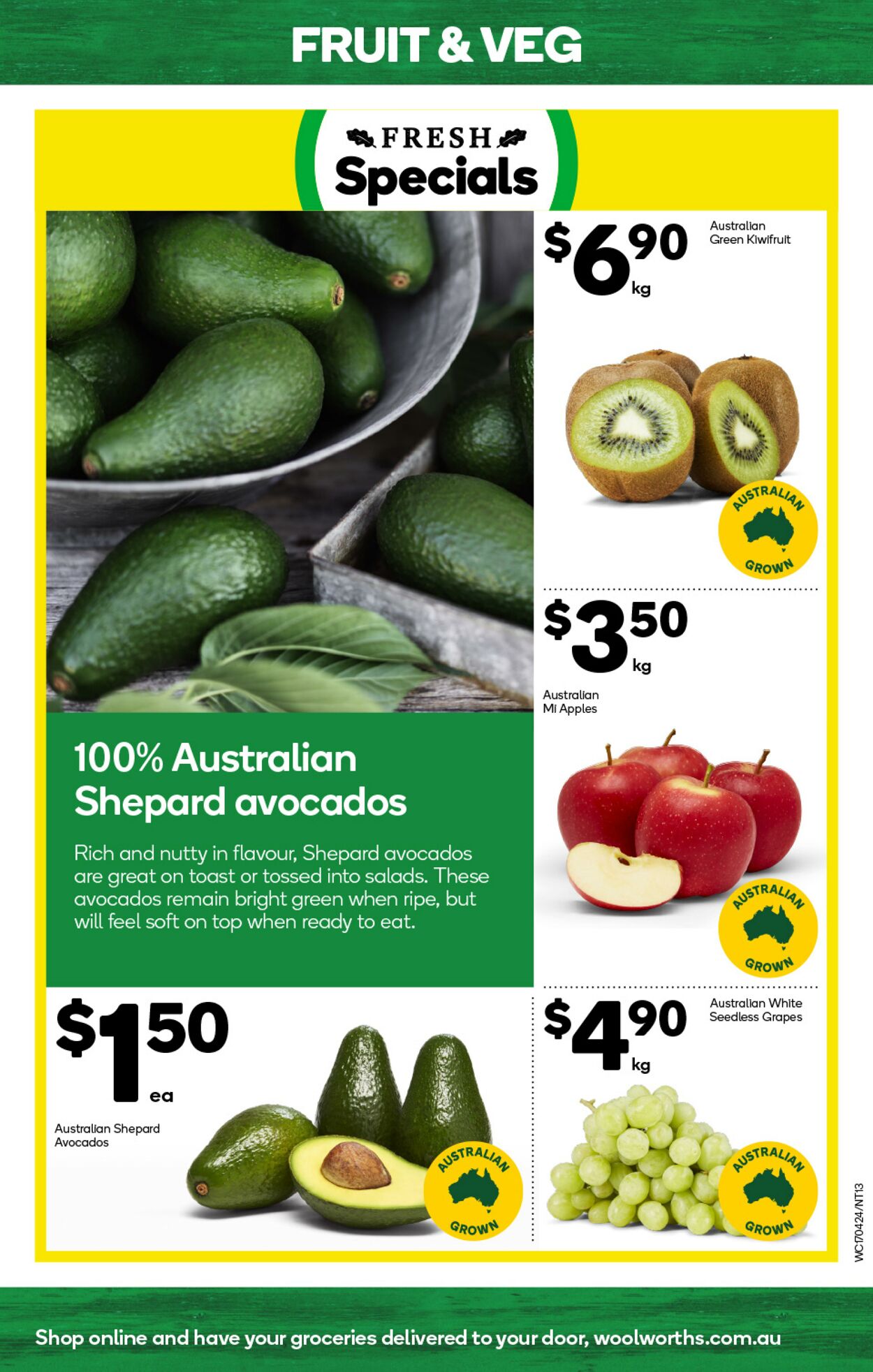 Catalogue Woolworths 17.04.2024 - 23.04.2024