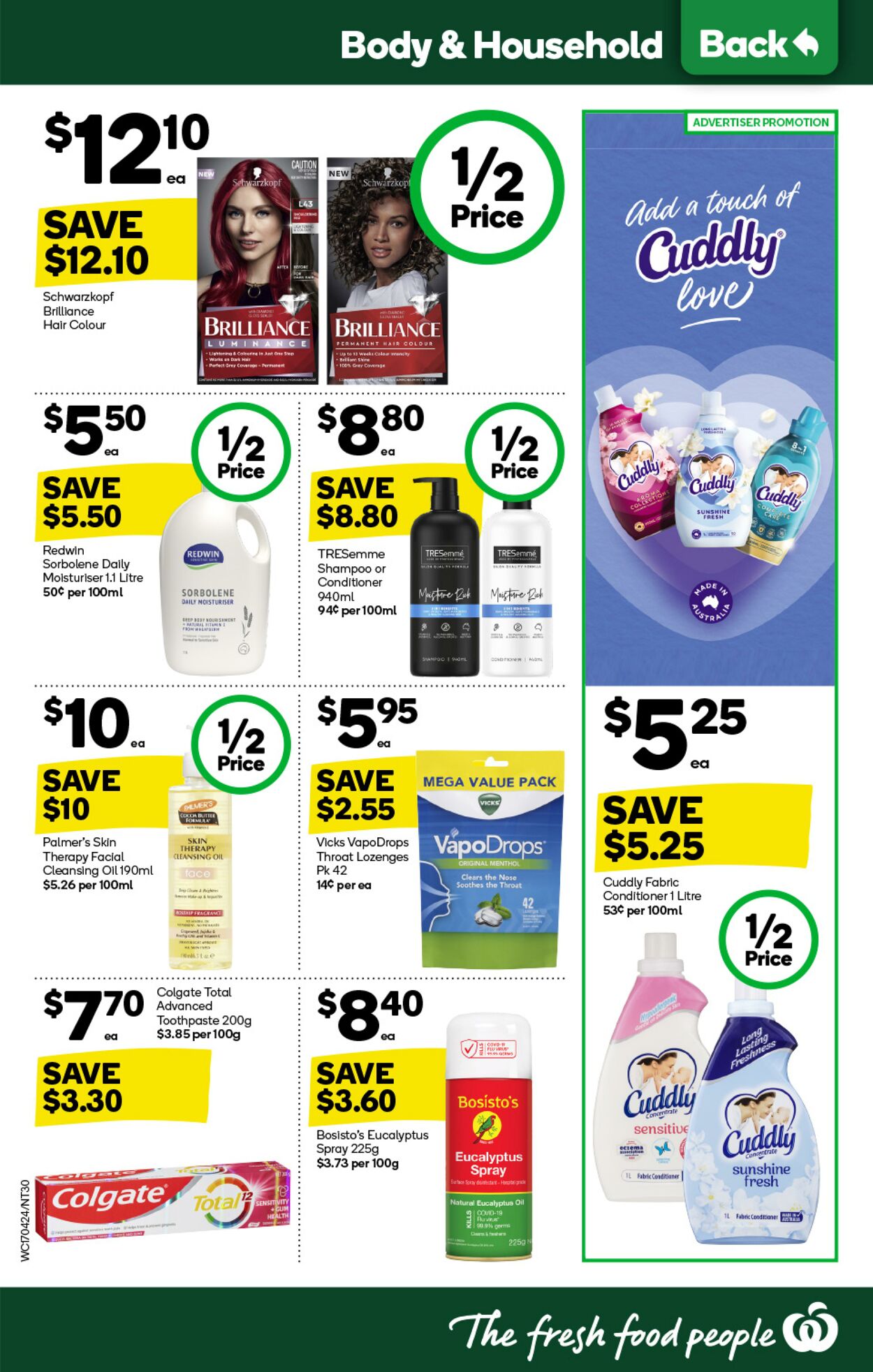 Catalogue Woolworths 17.04.2024 - 23.04.2024