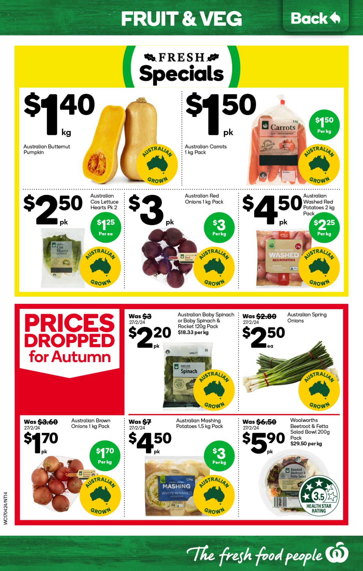 Catalogue Woolworths 17.04.2024 - 23.04.2024