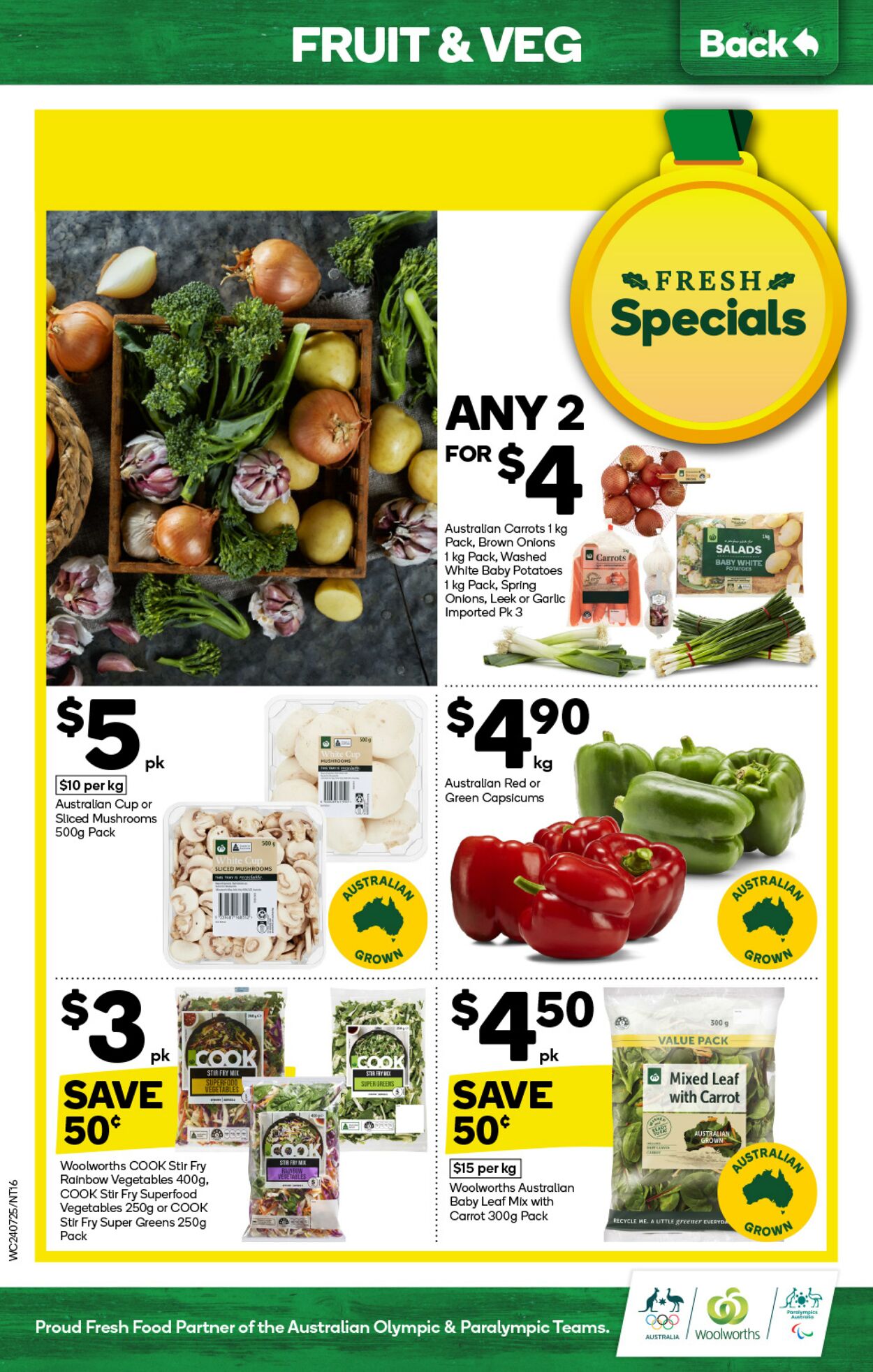 Catalogue Woolworths 24.07.2024 - 30.07.2024