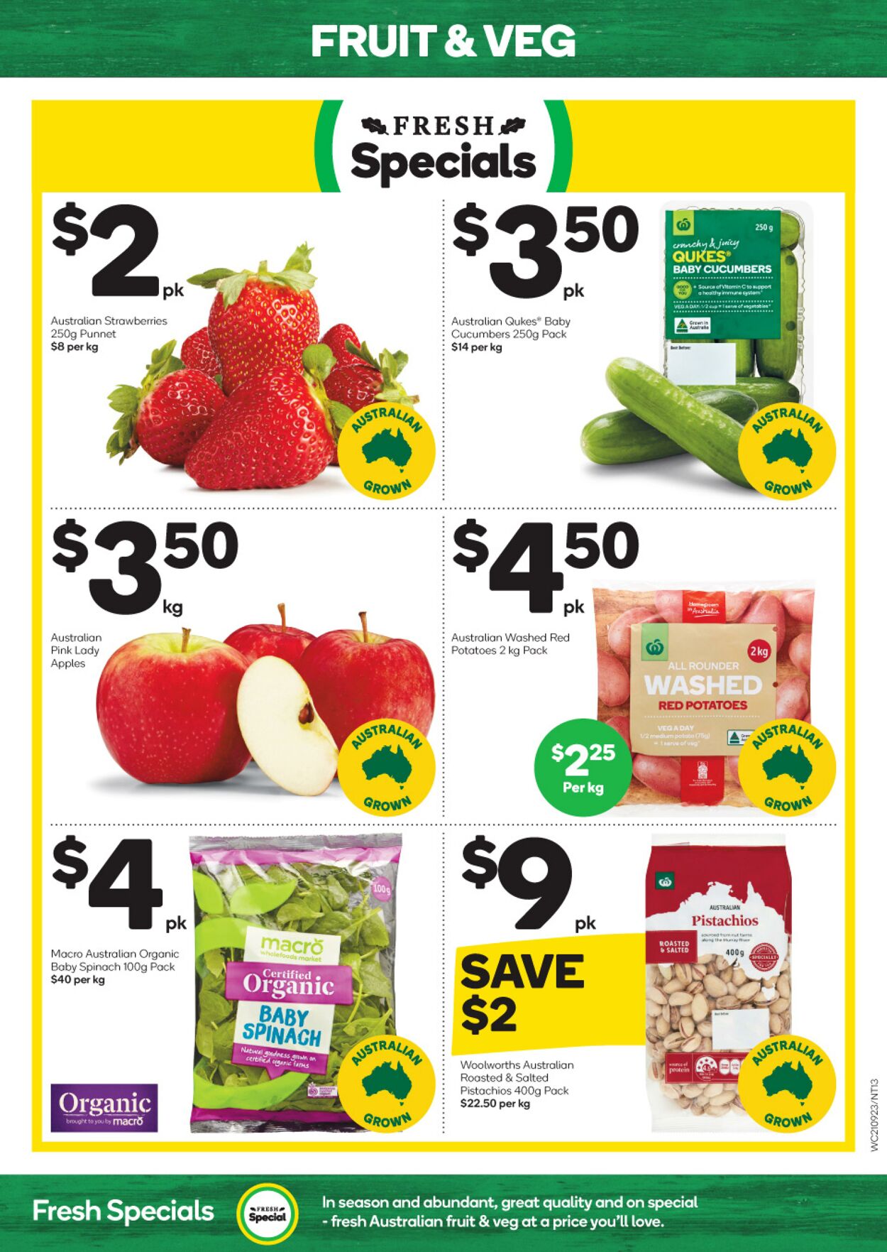 Catalogue Woolworths 21.09.2022 - 27.09.2022