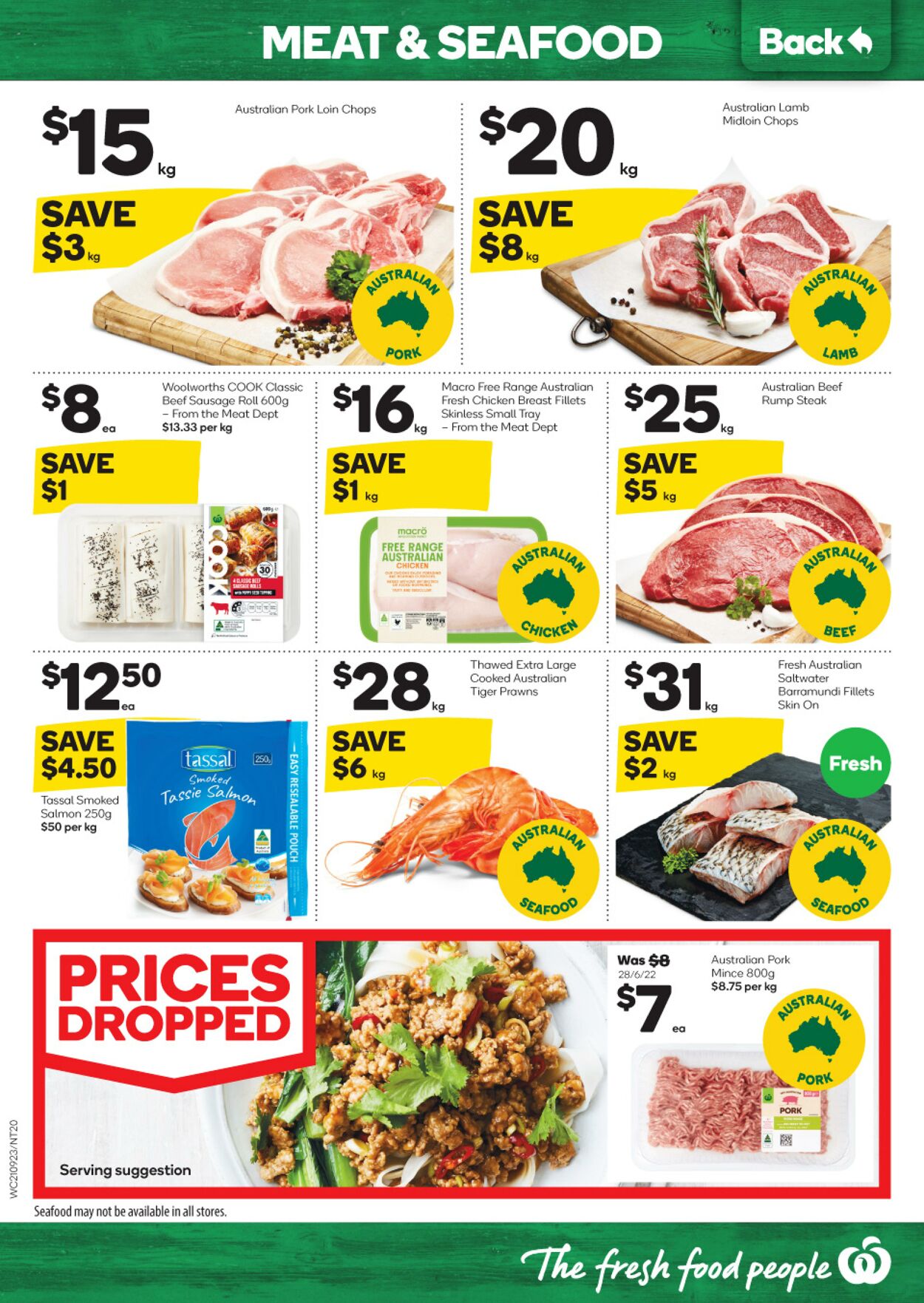 Catalogue Woolworths 21.09.2022 - 27.09.2022