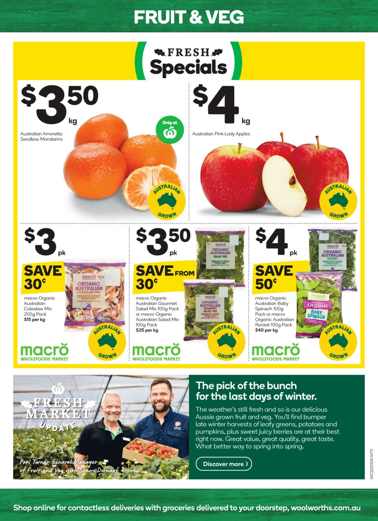 Catalogue Woolworths 20.09.2023 - 26.09.2023