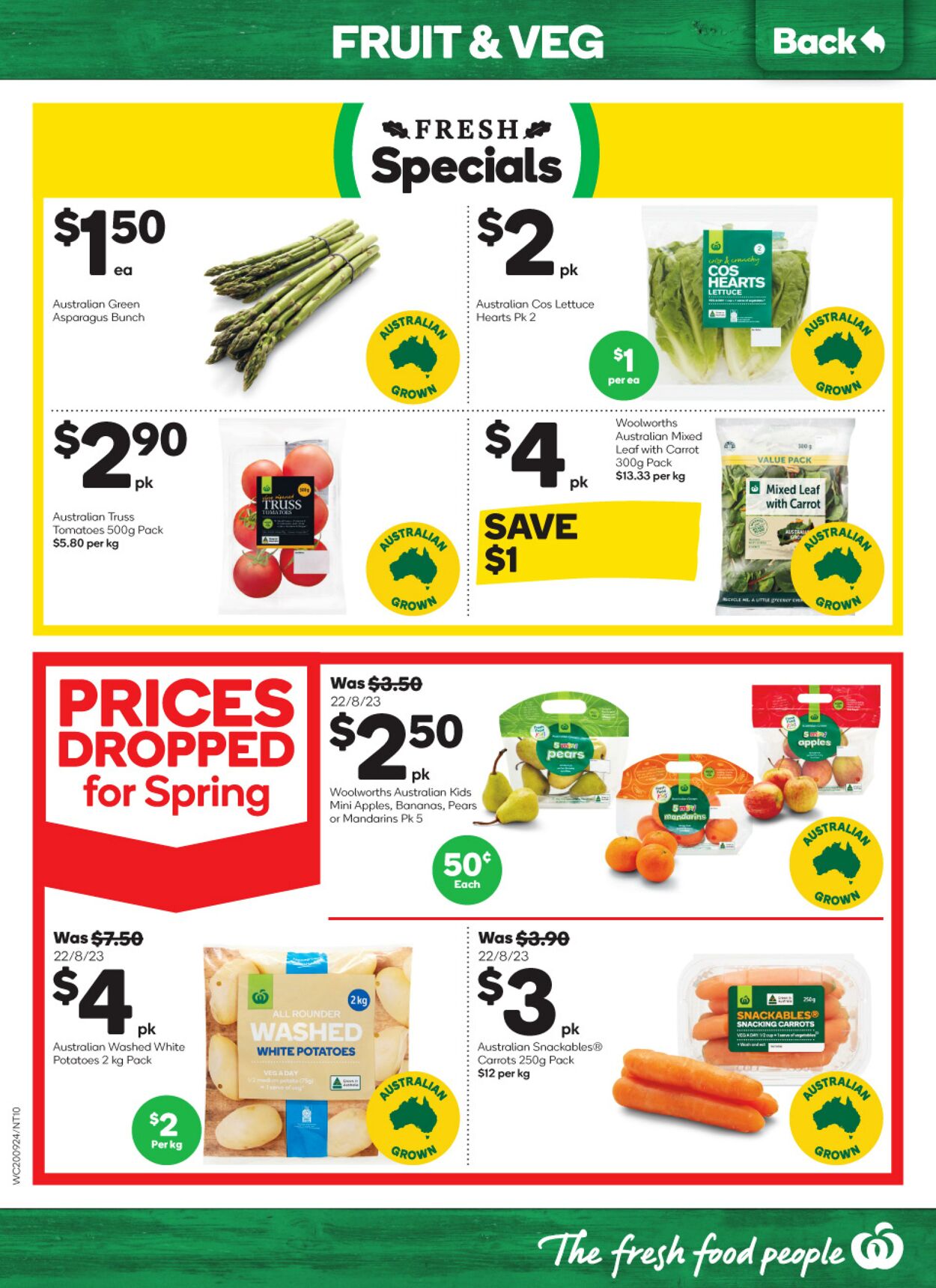 Catalogue Woolworths 20.09.2023 - 26.09.2023