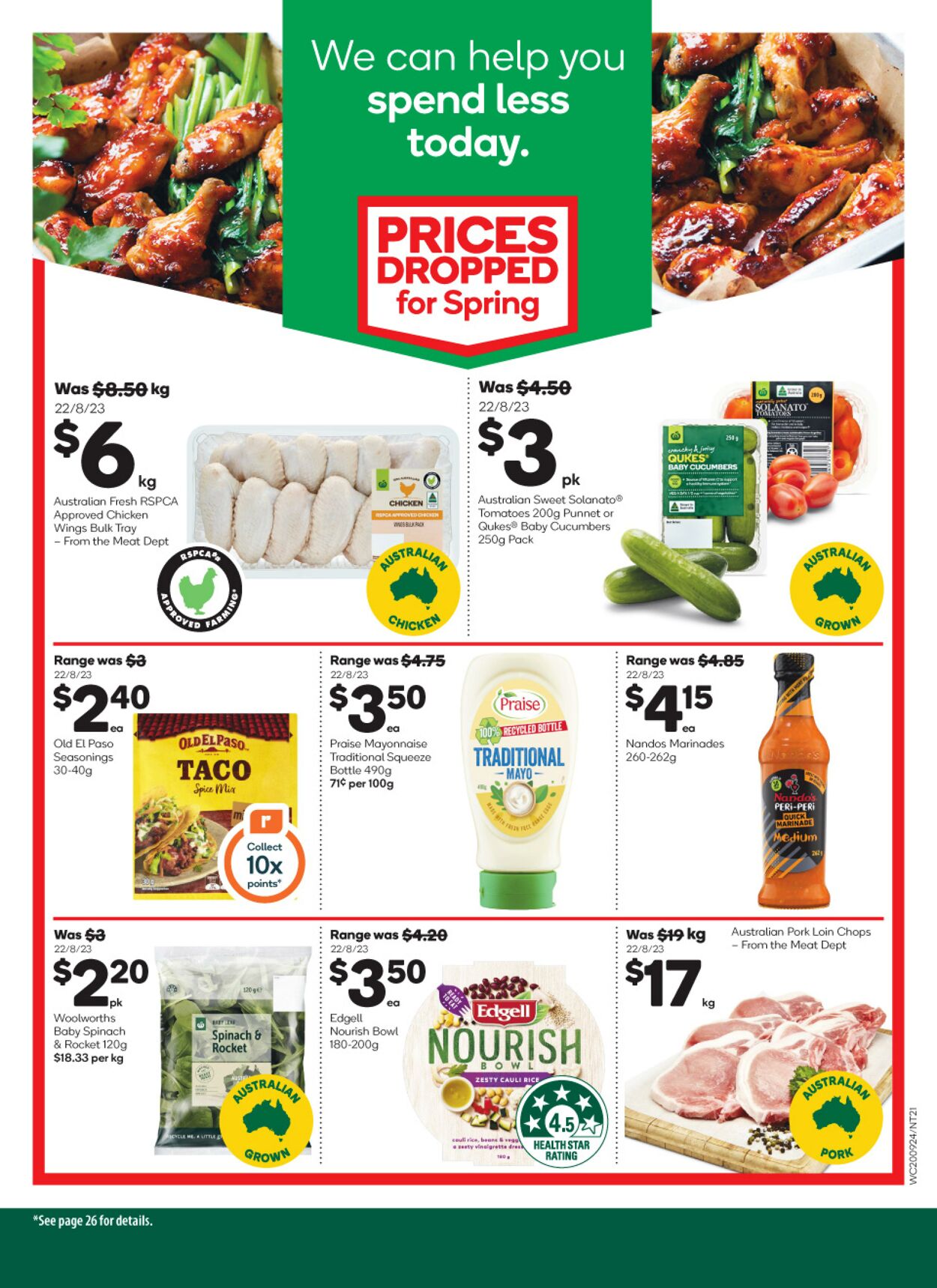 Catalogue Woolworths 20.09.2023 - 26.09.2023