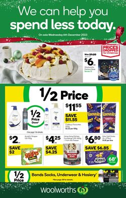 Catalogue Woolworths 06.12.2023 - 12.12.2023